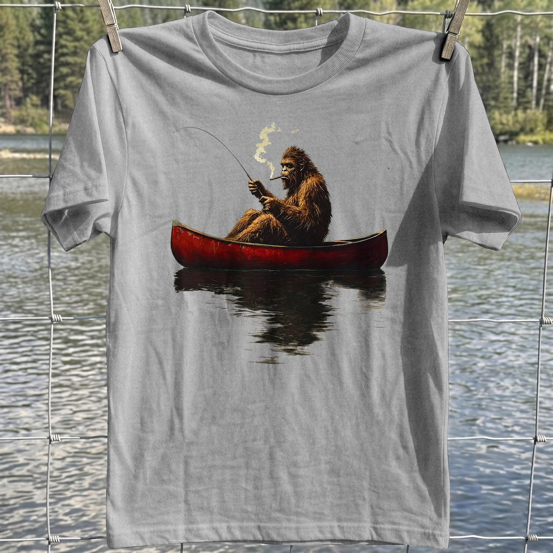 Sasquatch Canoe T-shirt