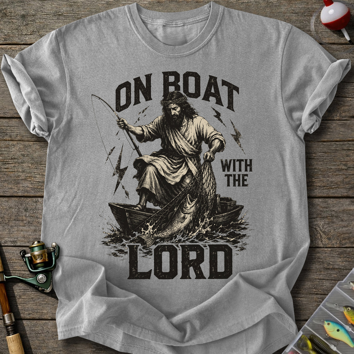 On Boat With the Lord T-shirt