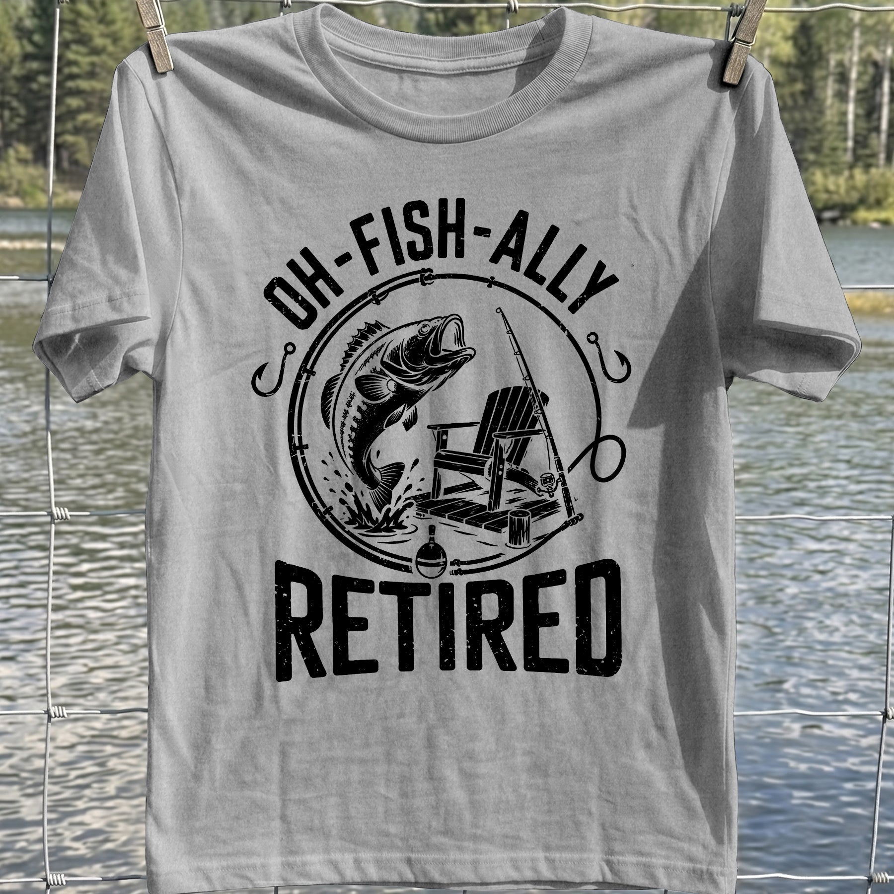 Officially Fish Retired T-Shirt