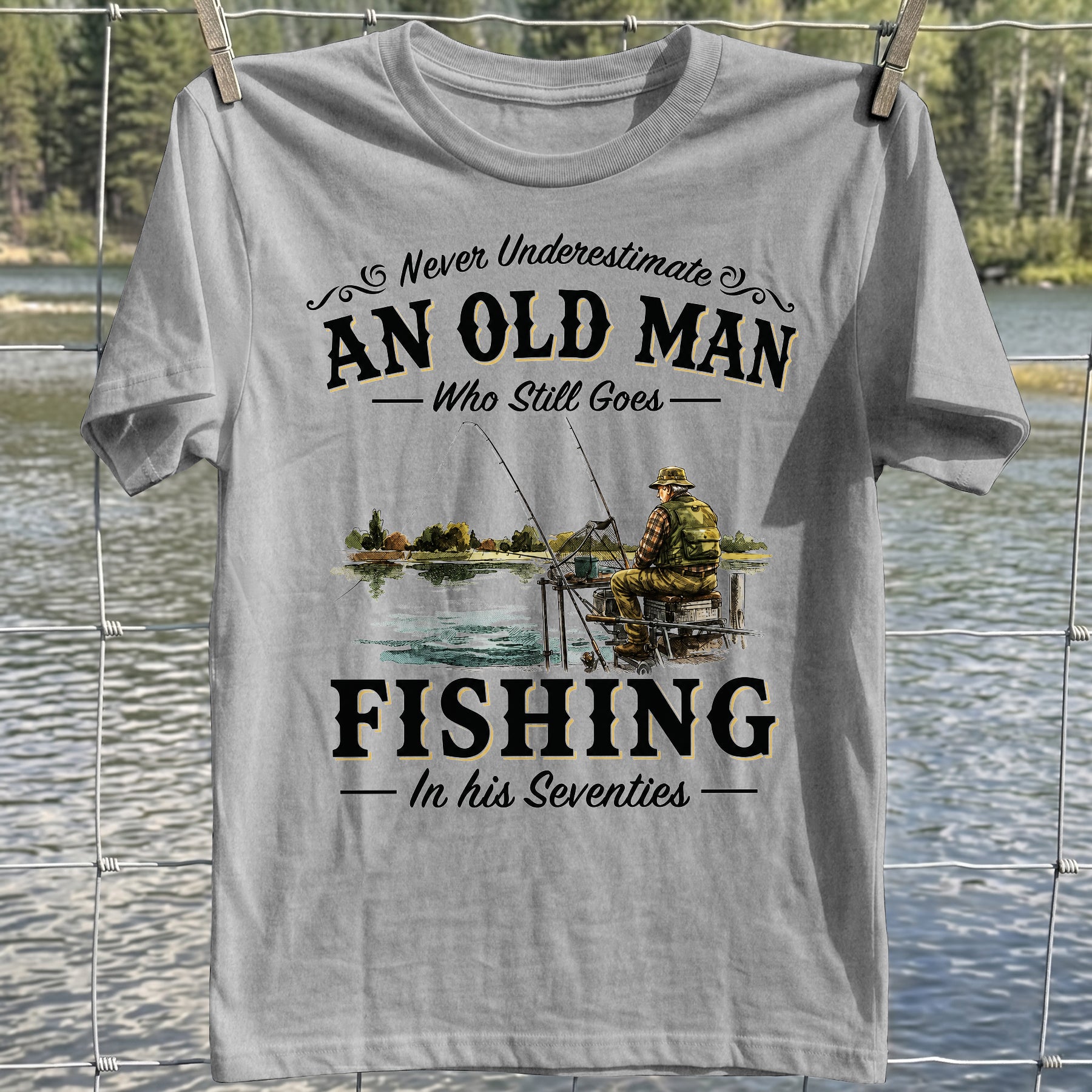 Seventies Fishing T-shirt