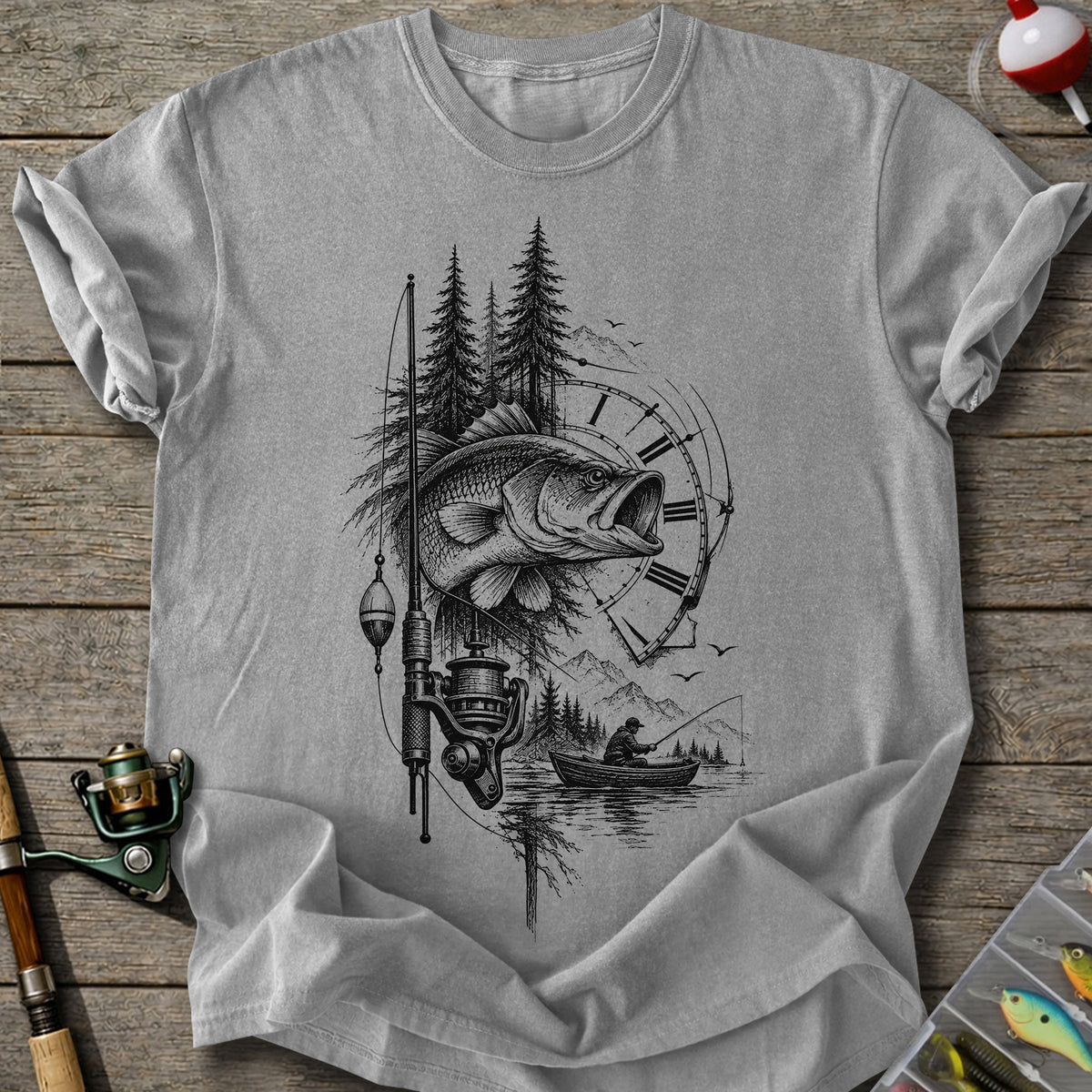 Bass Fishing Time T Shirt