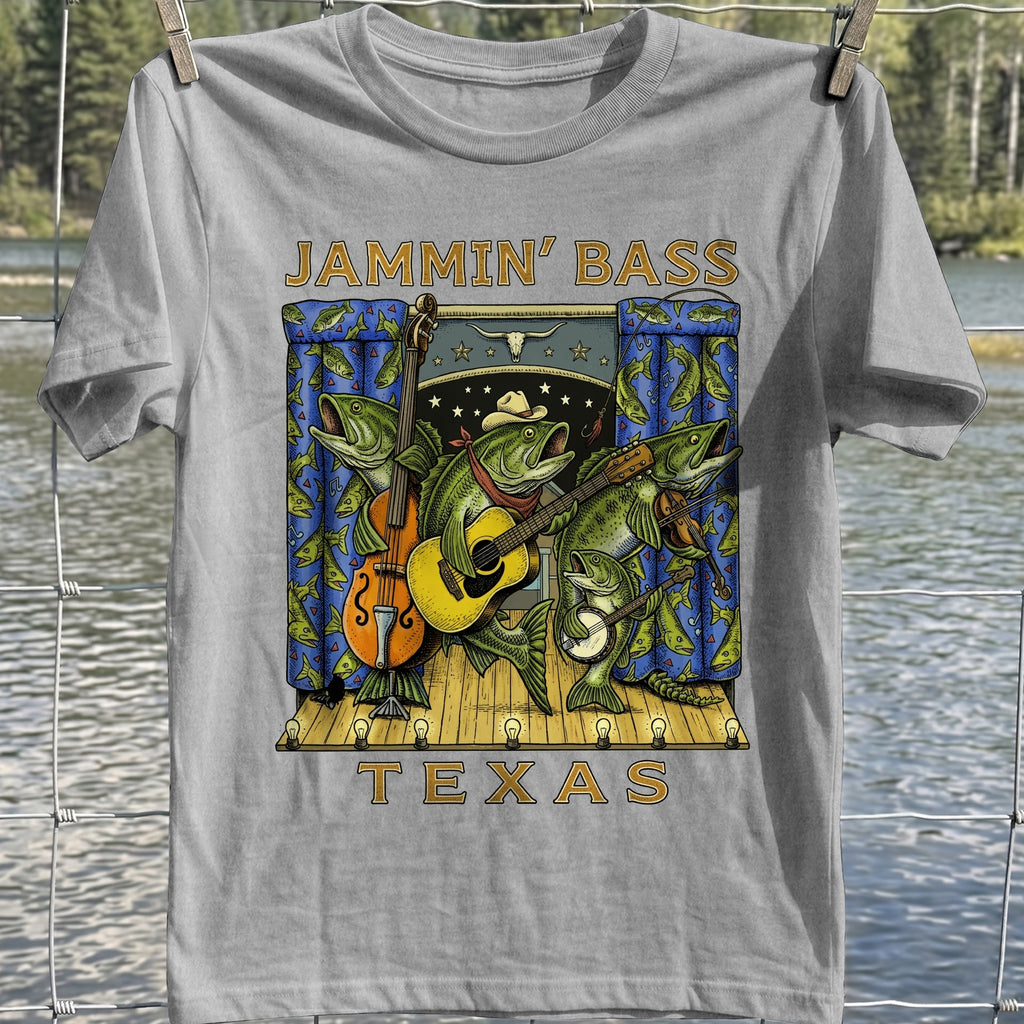 Jammin' Bass Texas T-Shirt