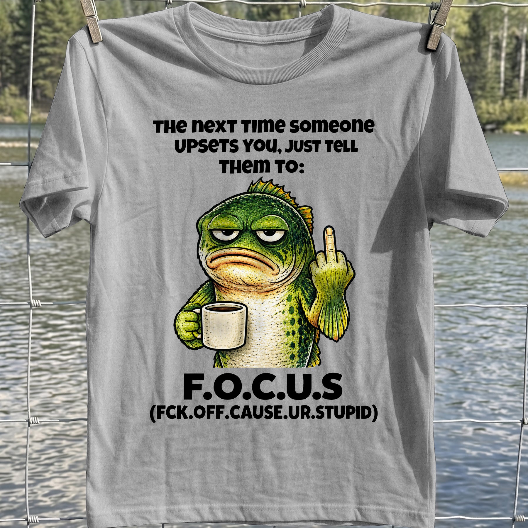 Focus Funny Bass T-Shirt