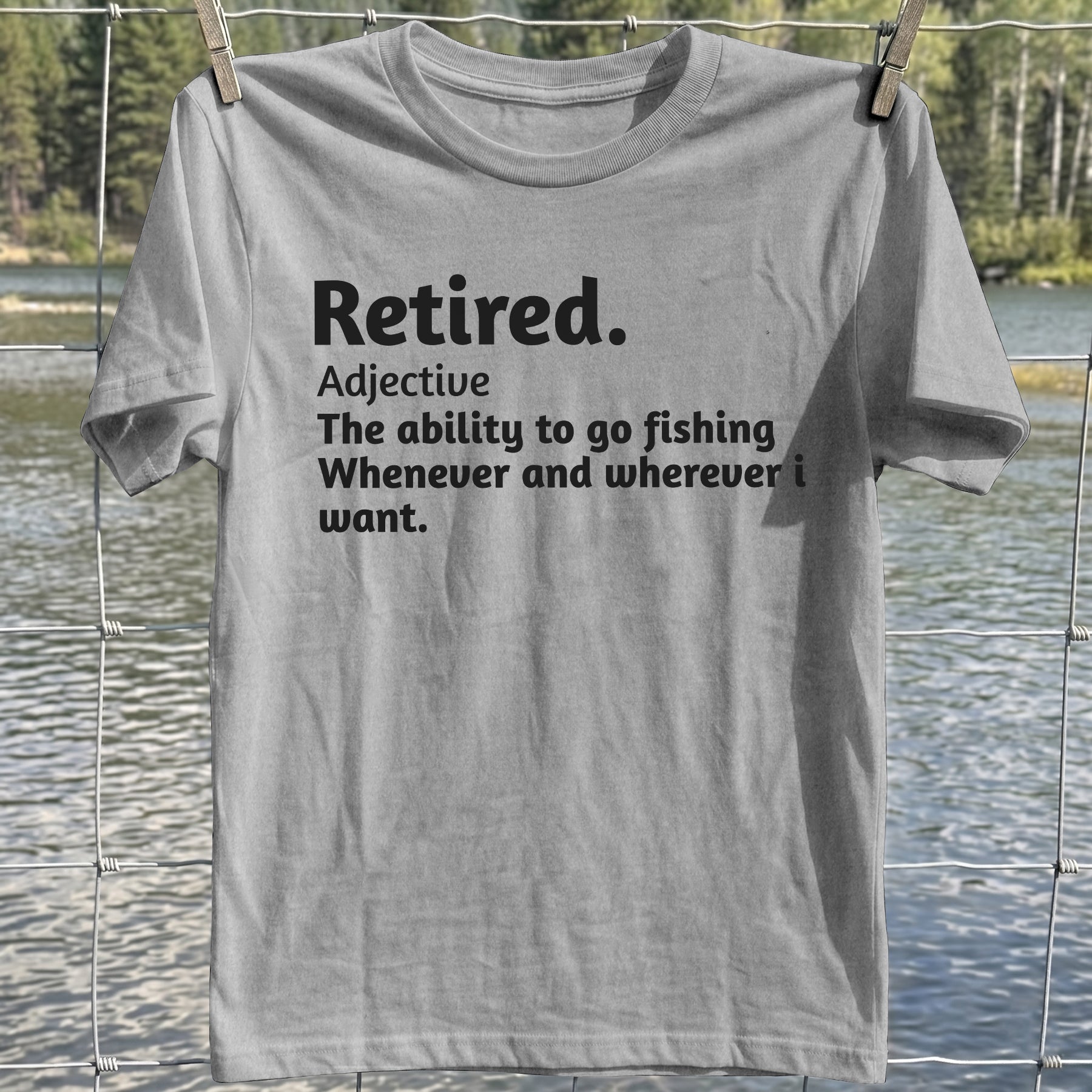 Retired Fishing T-shirt