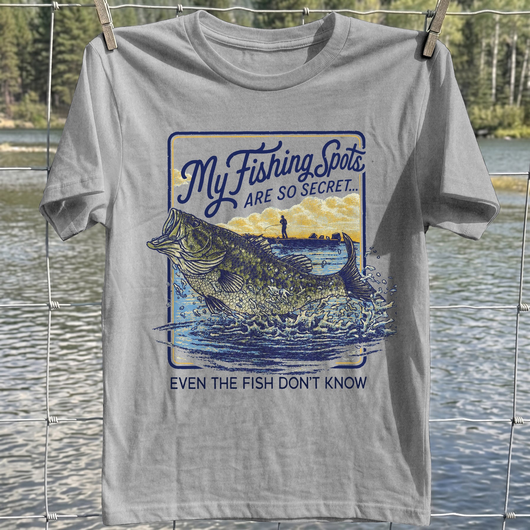Secret Fishing Spots T-Shirt