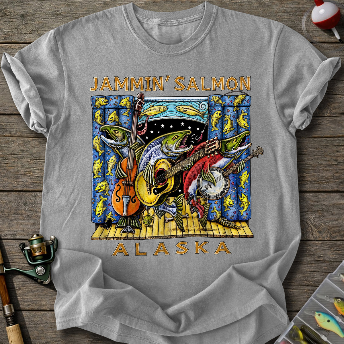Jammin' Salmon Alaska T-Shirt