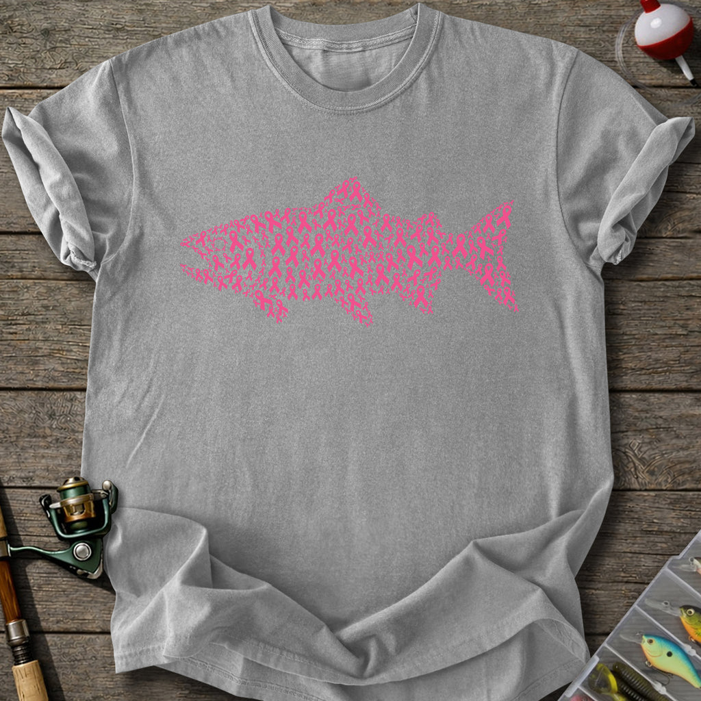 Ribbon Trout Fishing T-Shirt