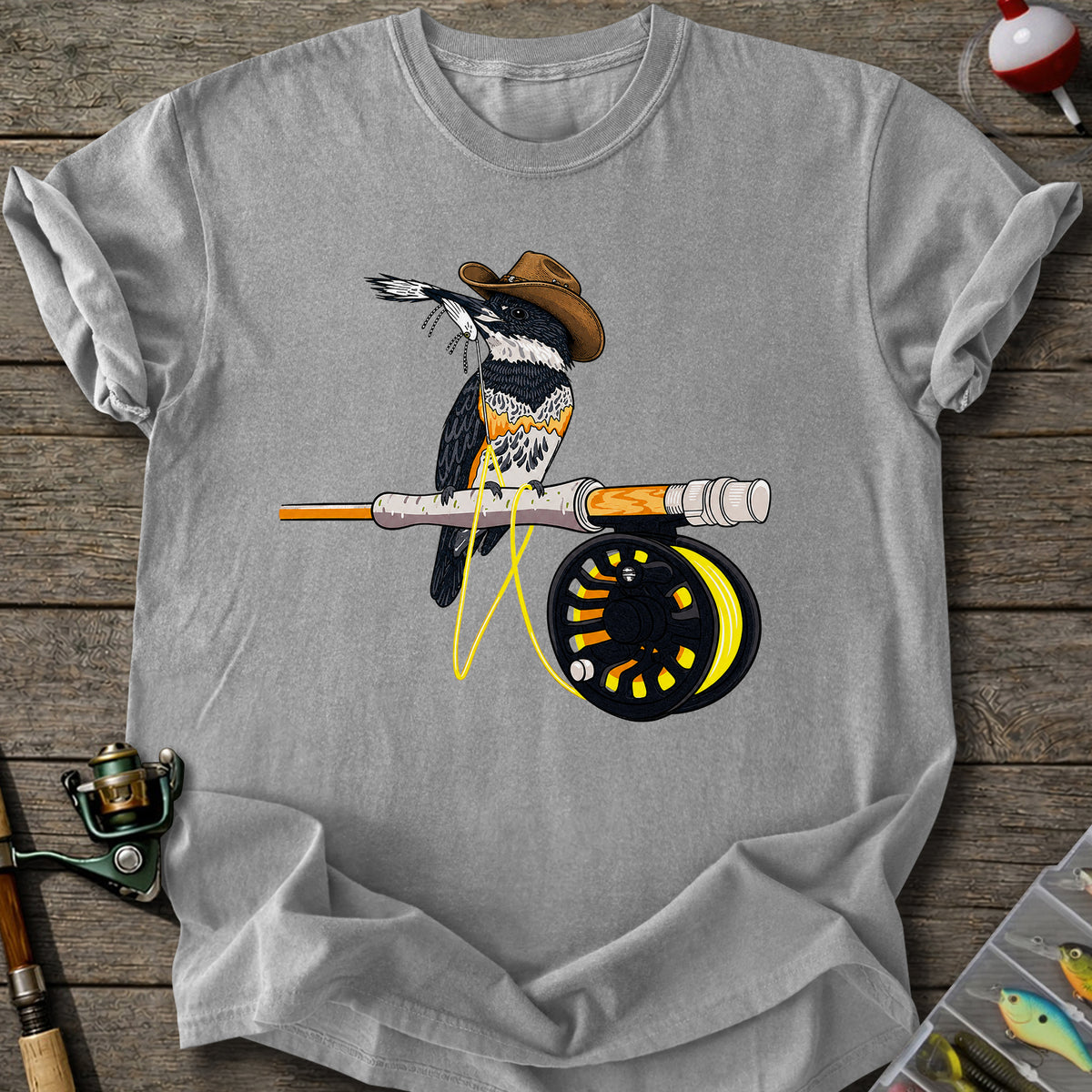 Cowboy Fly Fishing T-Shirt