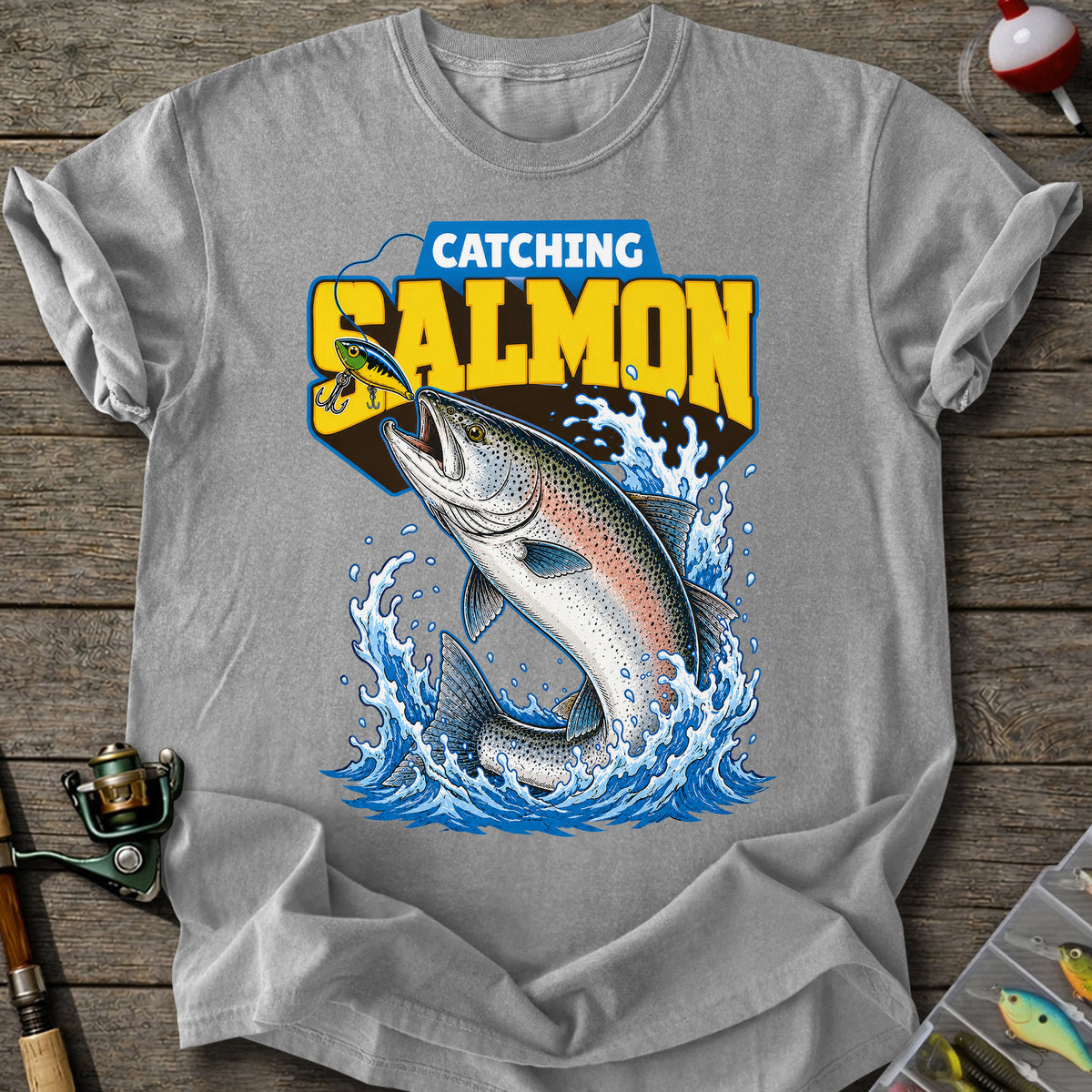 Catching Salmon T-shirt