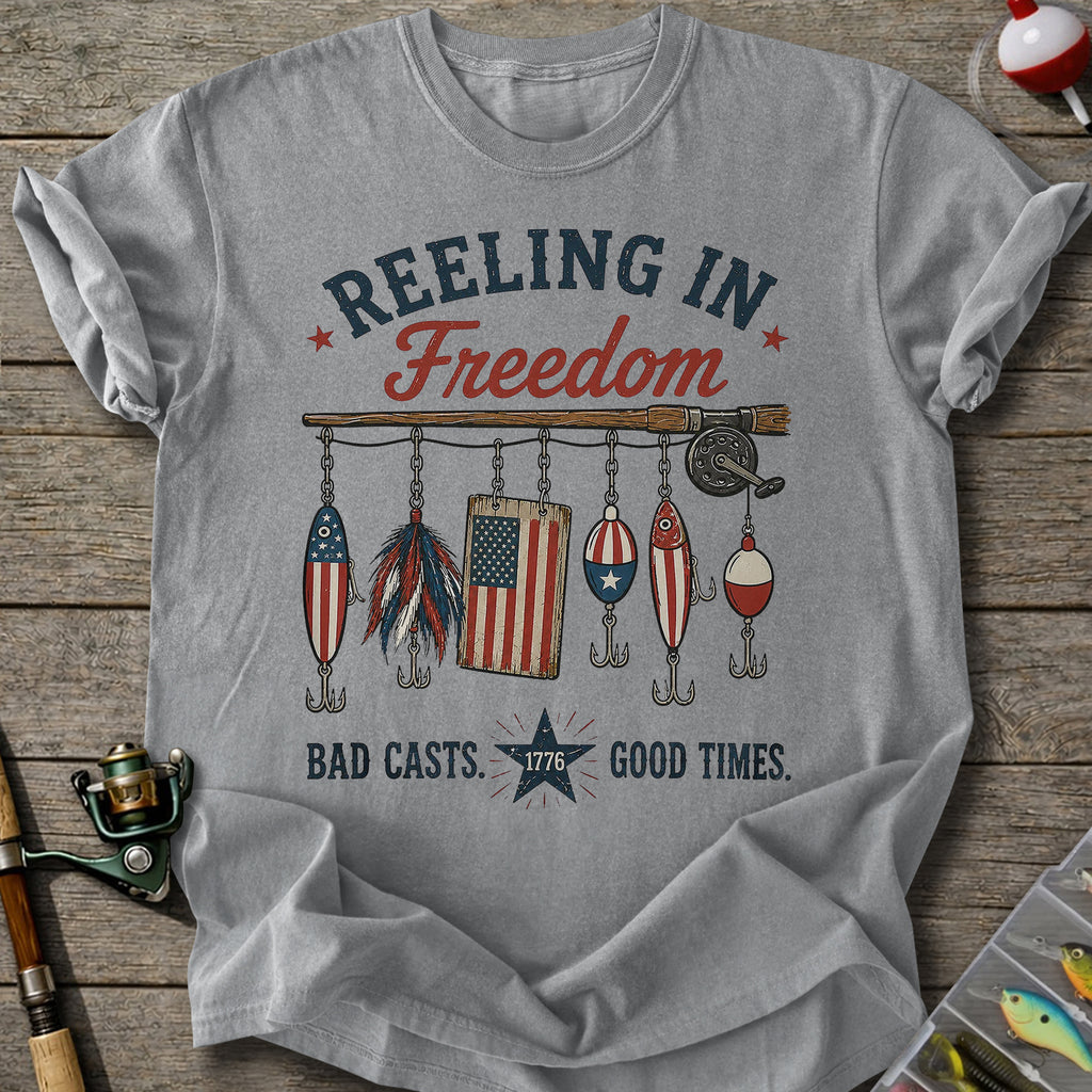 Reeling In Freedom T-shirt
