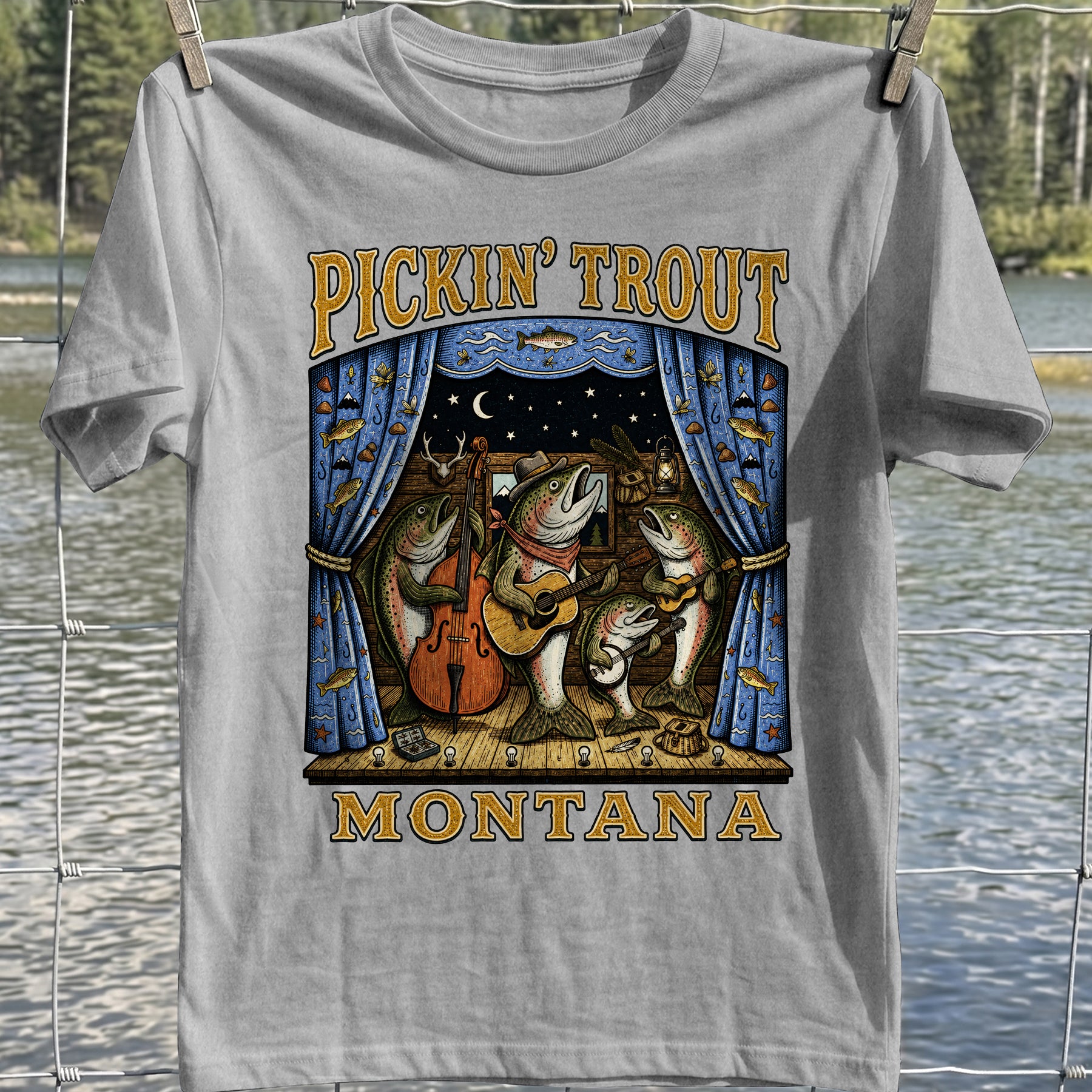 Pickin' Trout Montana T-Shirt
