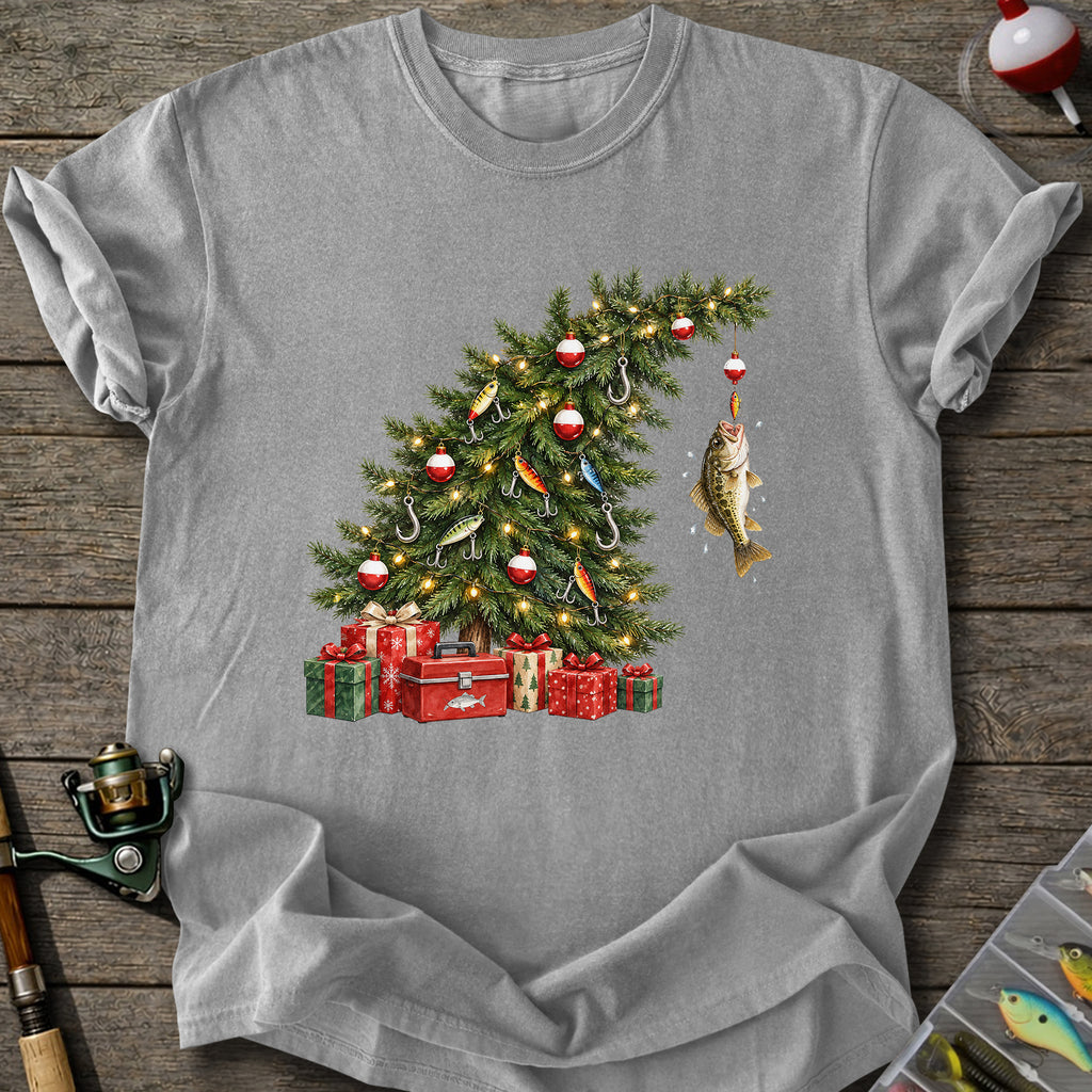 Fishing Lure Christmas T-Shirt