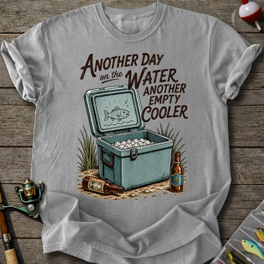 Empty Cooler Fishing T-shirt