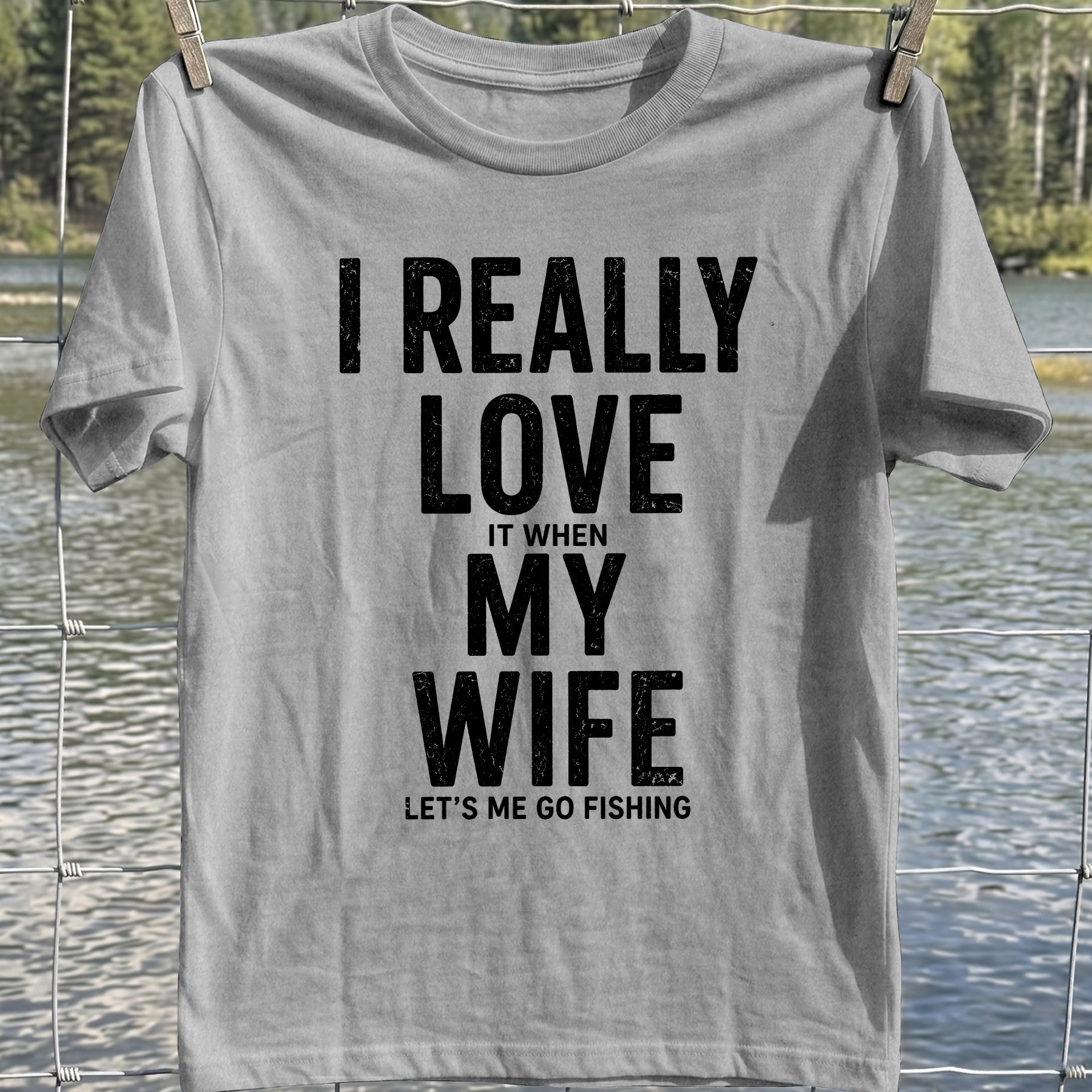My Wife Fishing T-Shirt