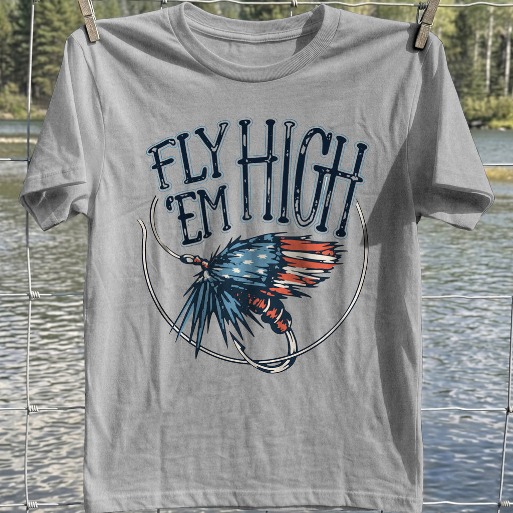 Patriotic Fly Fishing T-Shirt