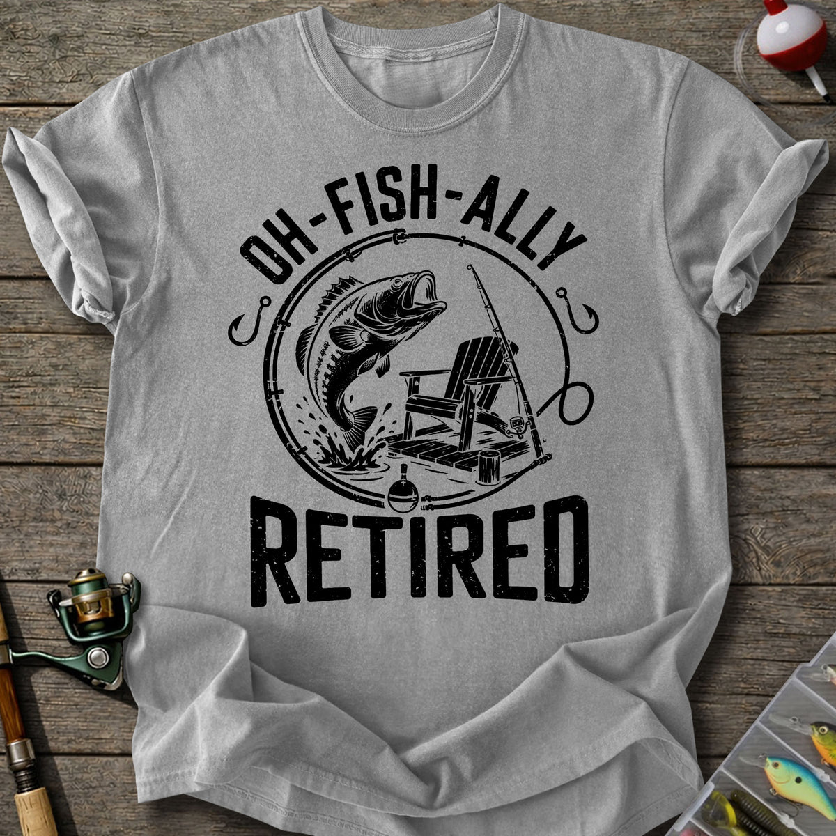 Officially Fish Retired T-Shirt