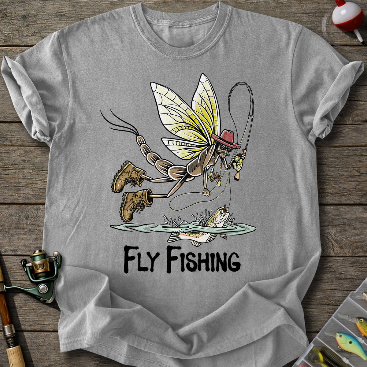Mayfly Fly Fishing T-Shirt