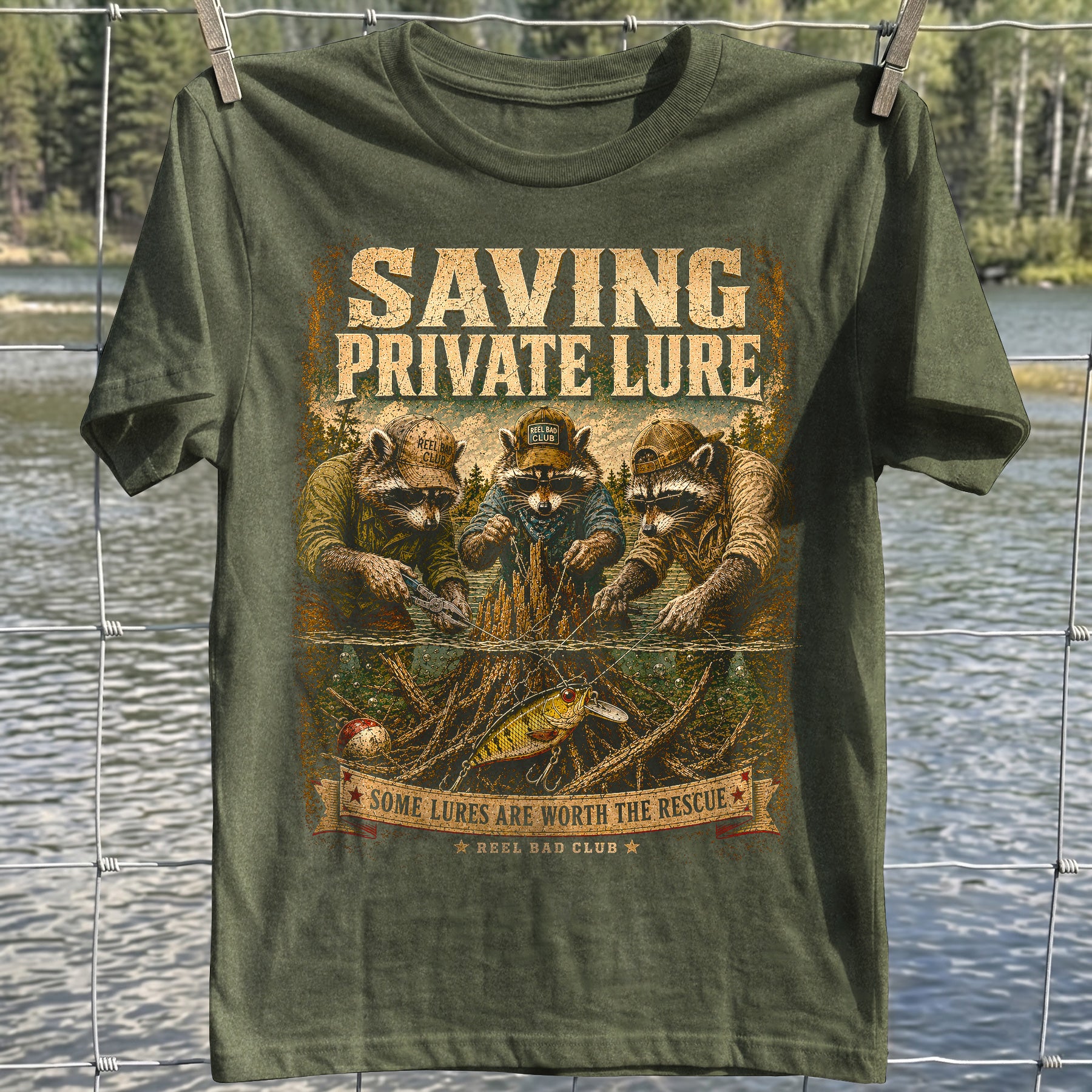 Save Private Lure T-shirt