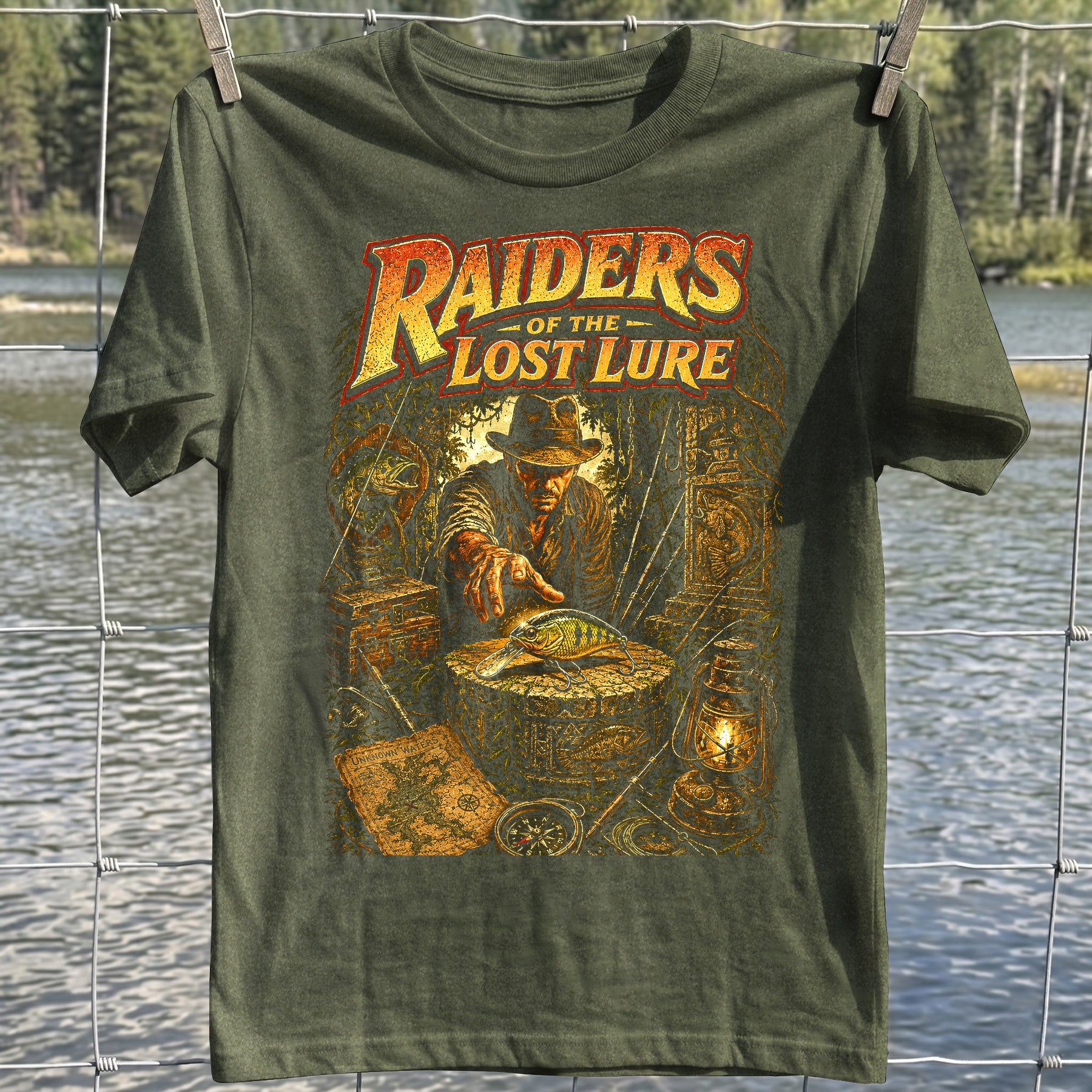 Raiders of Lost Lure T-shirt