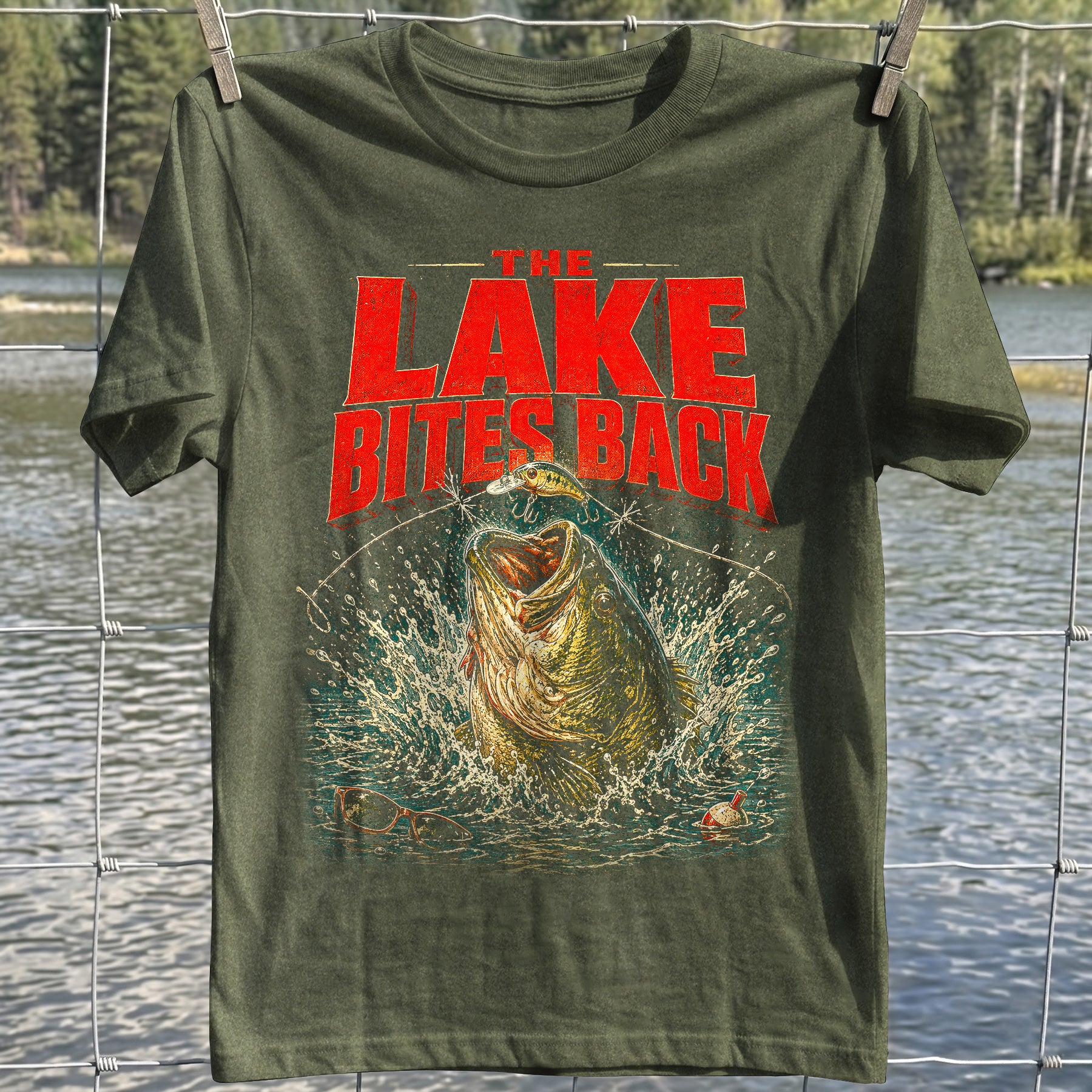 Lake Bites Back T-shirt