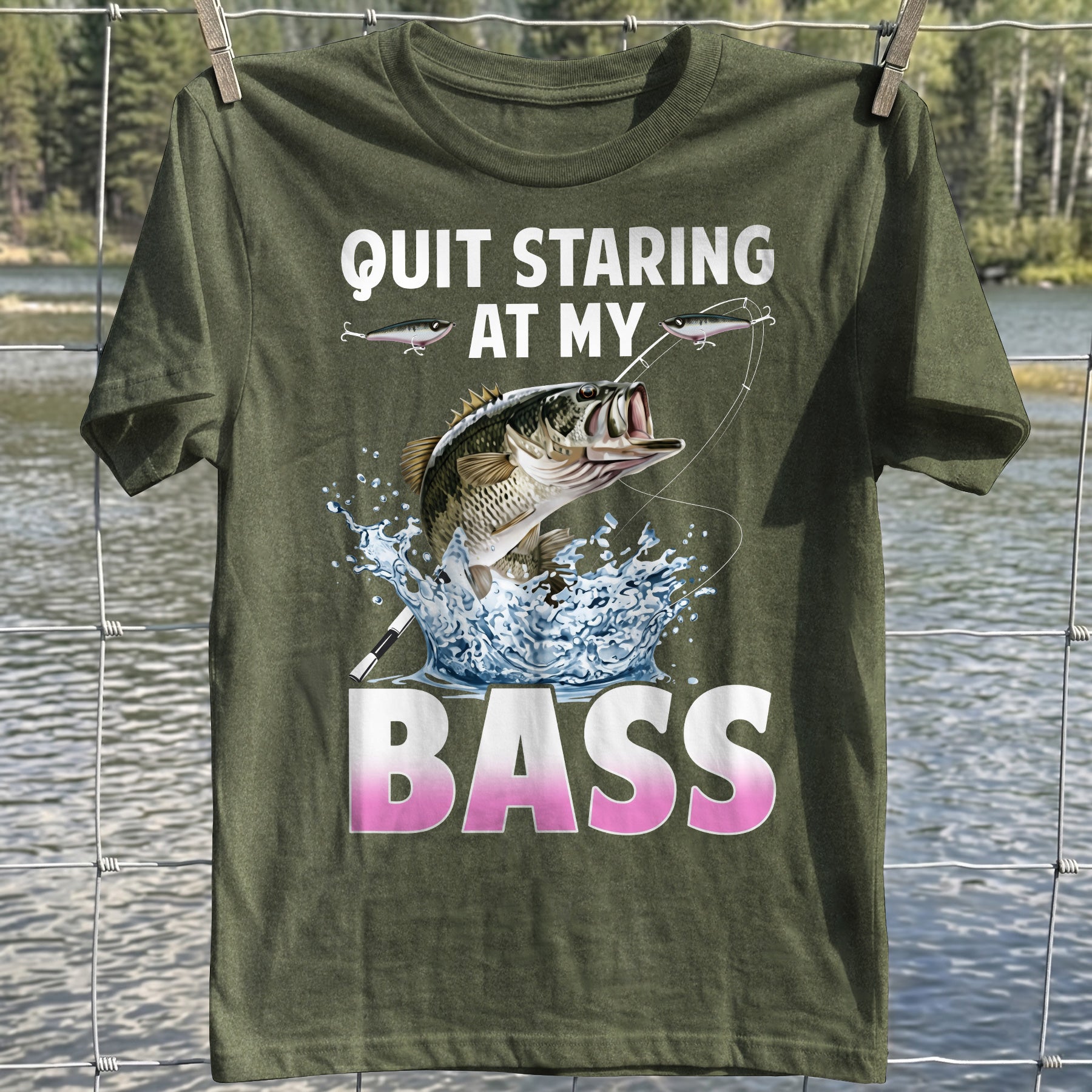 Bass Staring T-shirt