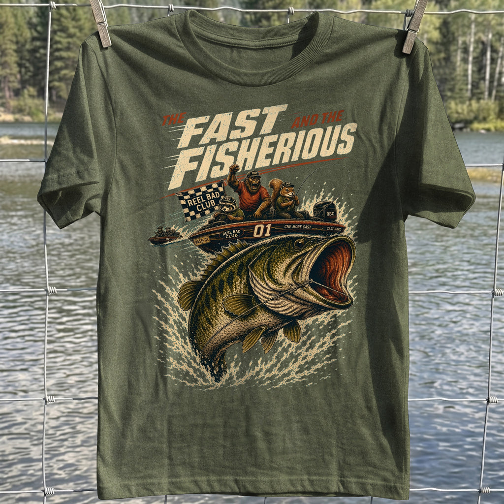 Fast and Fisherious T-shirt