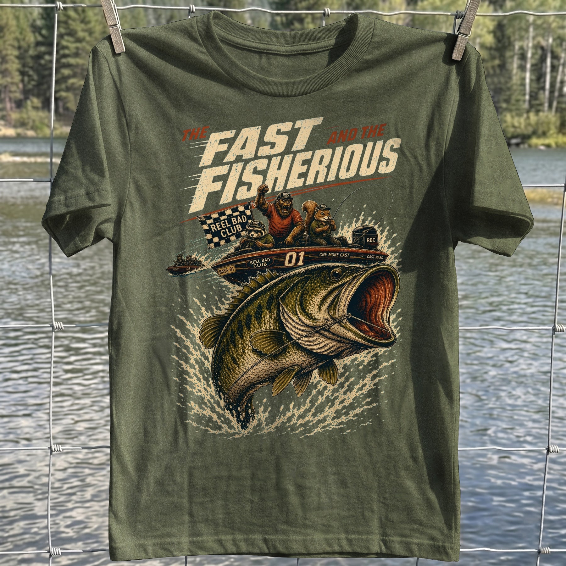 Fast and Fisherious T-shirt