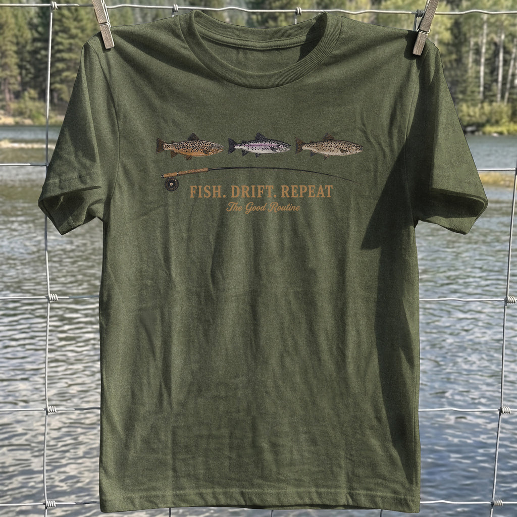 Fish Drift Repeat T-shirt