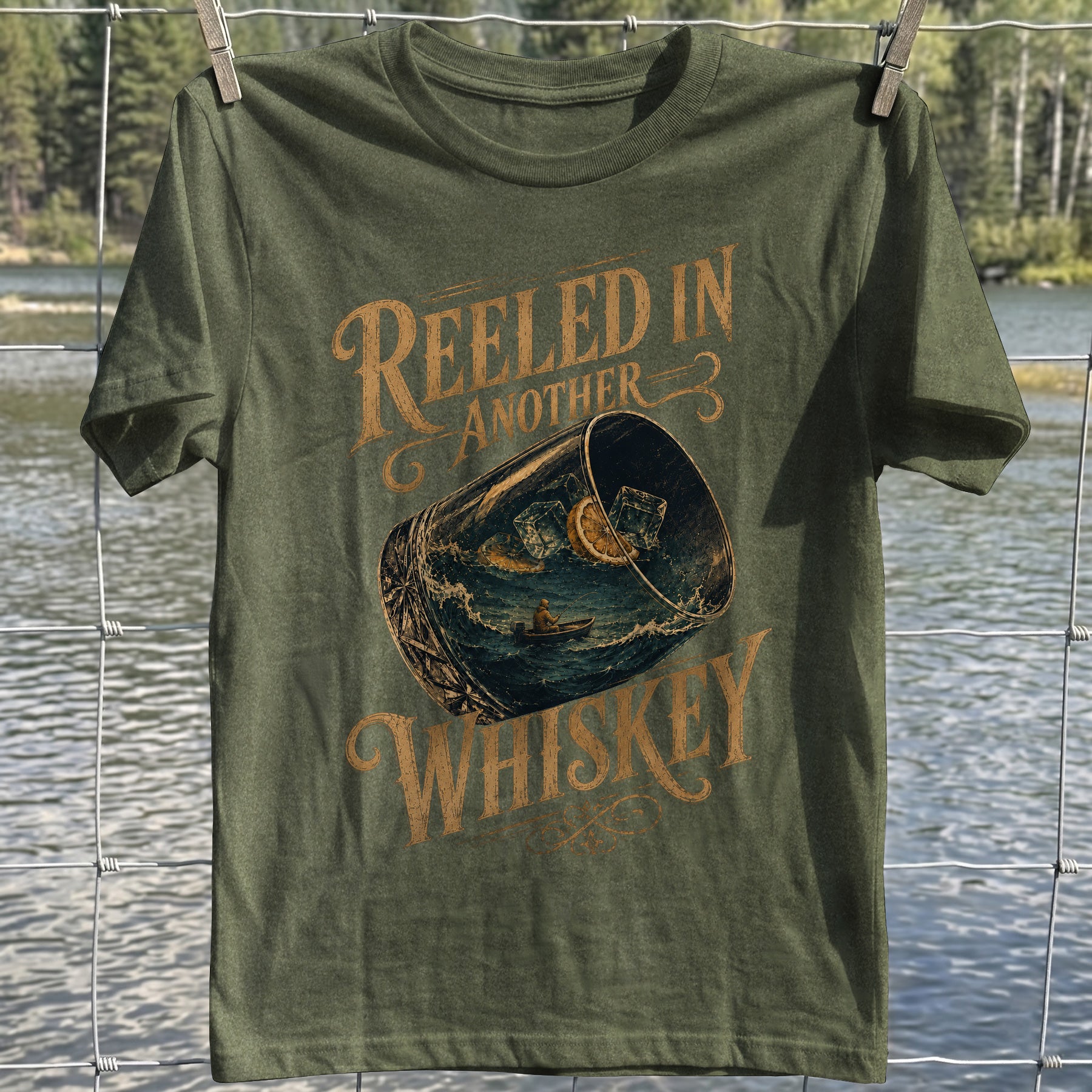 Reeled In Another Whiskey T-shirt