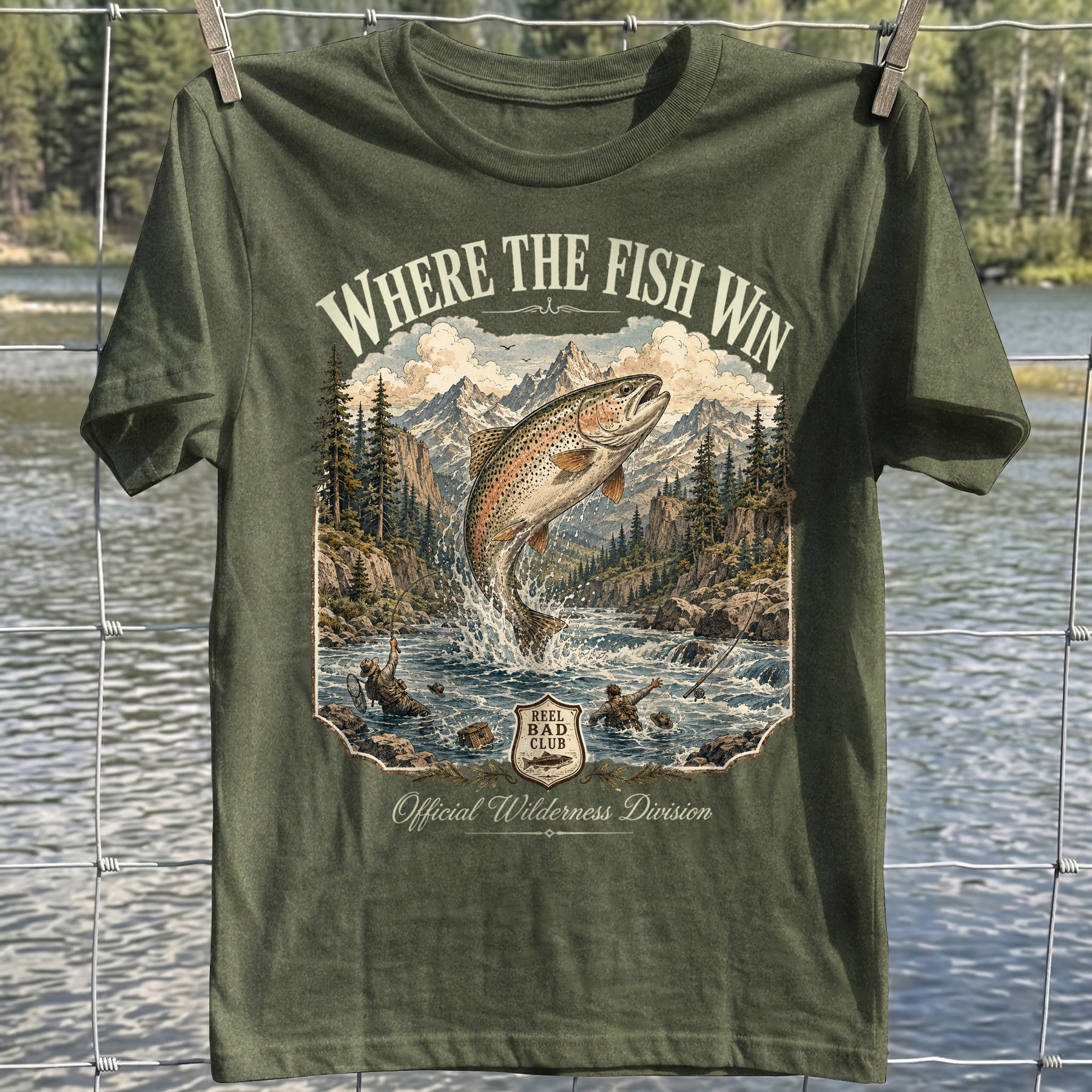 Where the Fish Win T-shirt