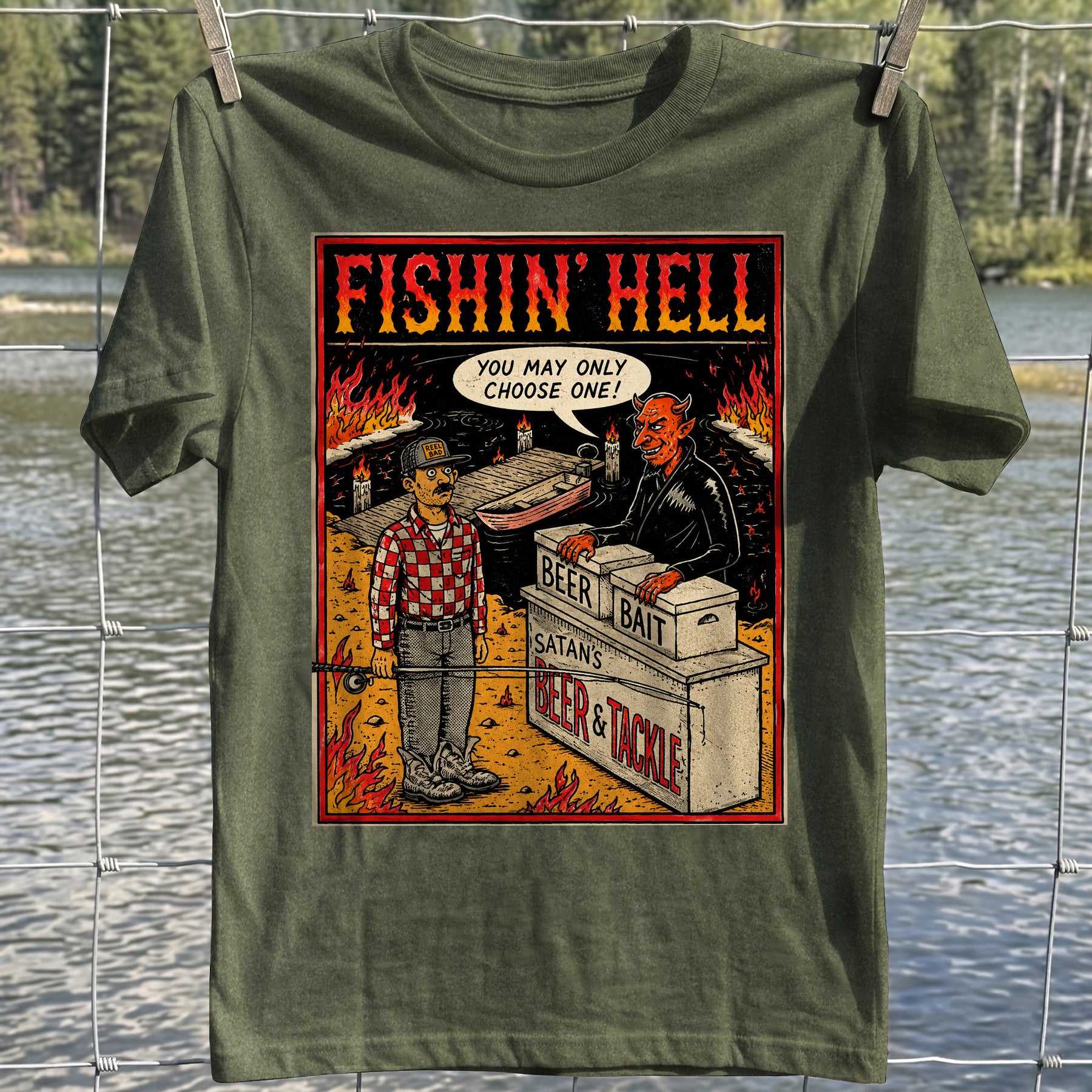 Fishing Hell T-shirt