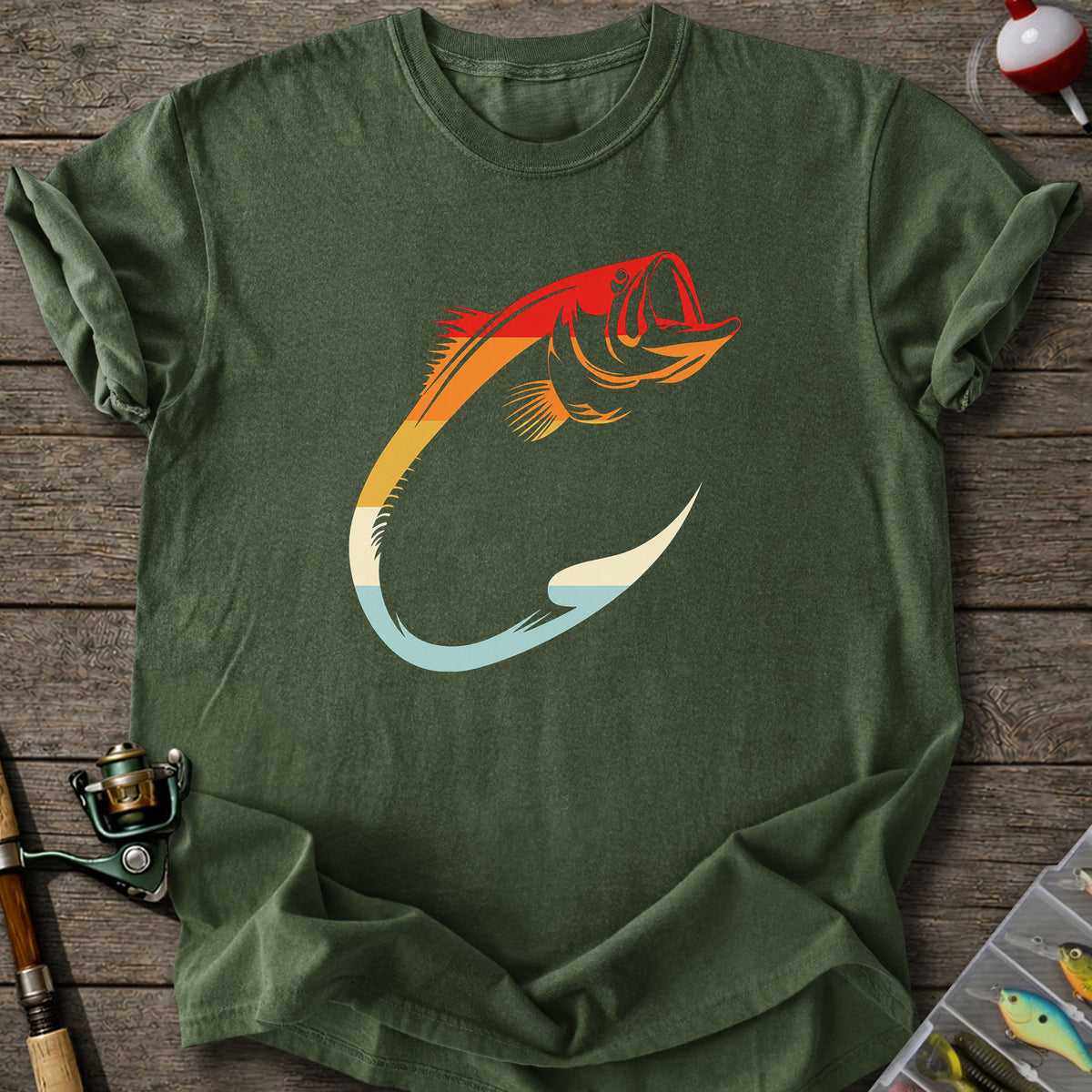 Retro Hook Bass T-Shirt