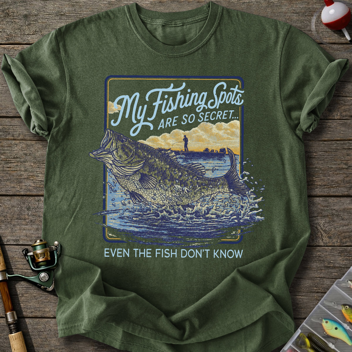 Secret Fishing Spots T-Shirt