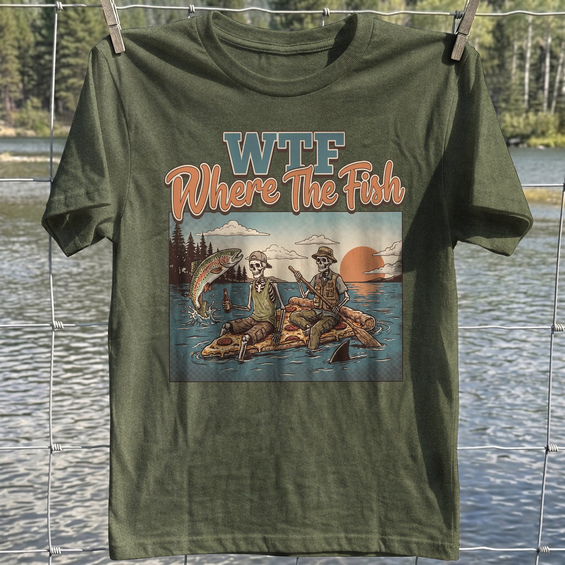 WTF Fishing T-shirt