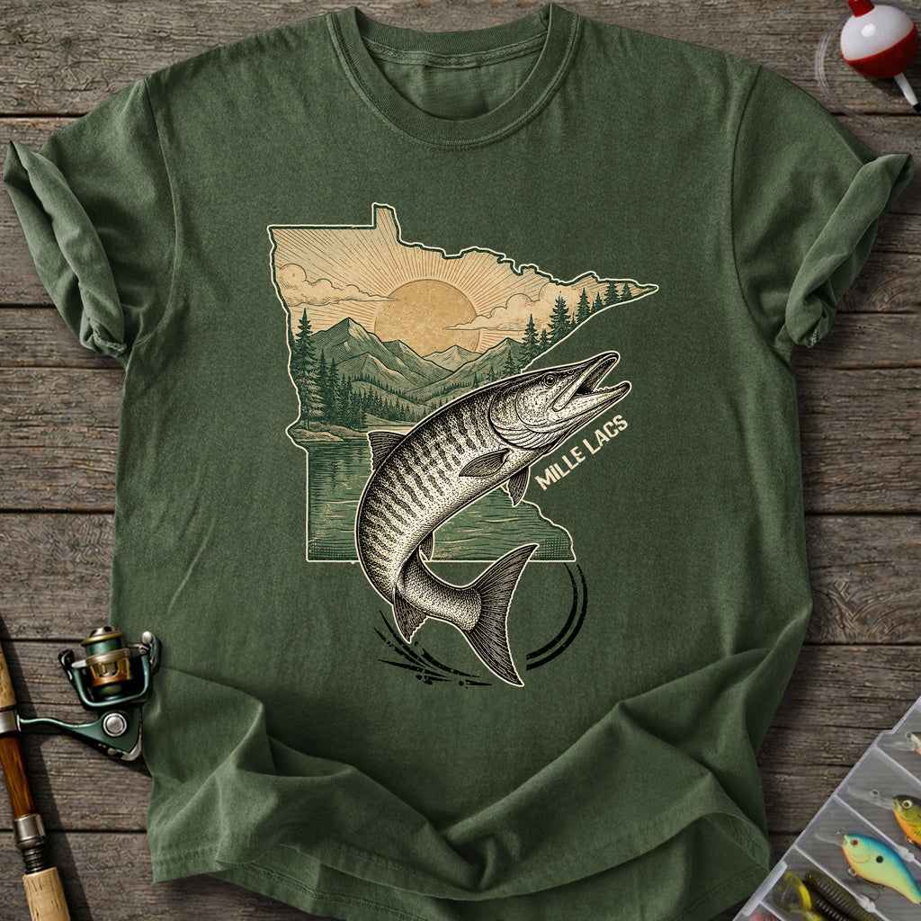 Mille Lacs Fishing T-Shirt