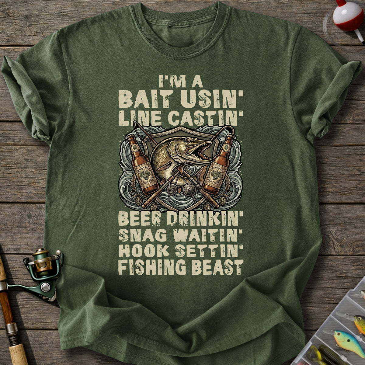 Fishing Beast T-shirt