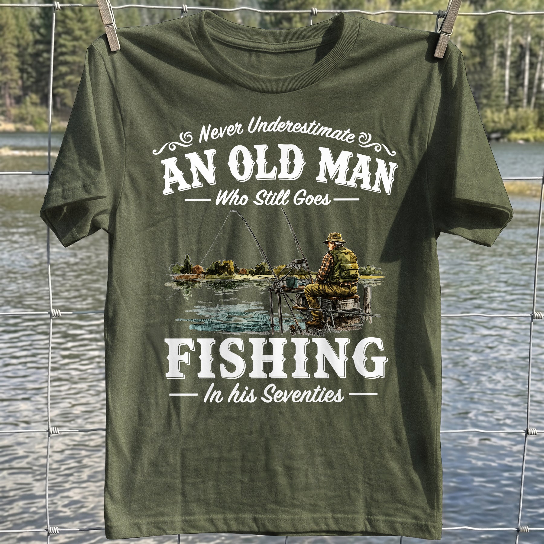 Seventies Fishing T-shirt