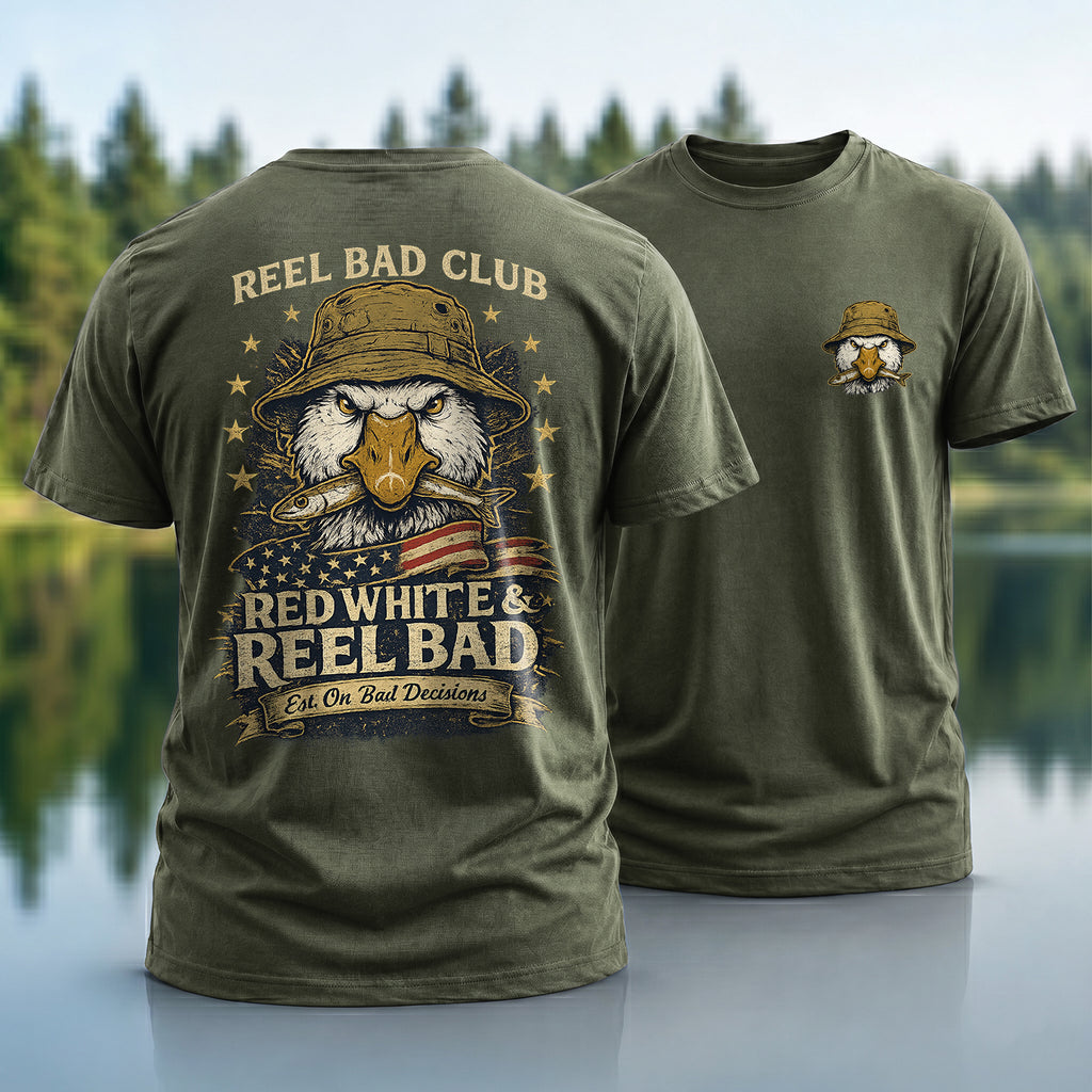Reel Red & White T-Shirt