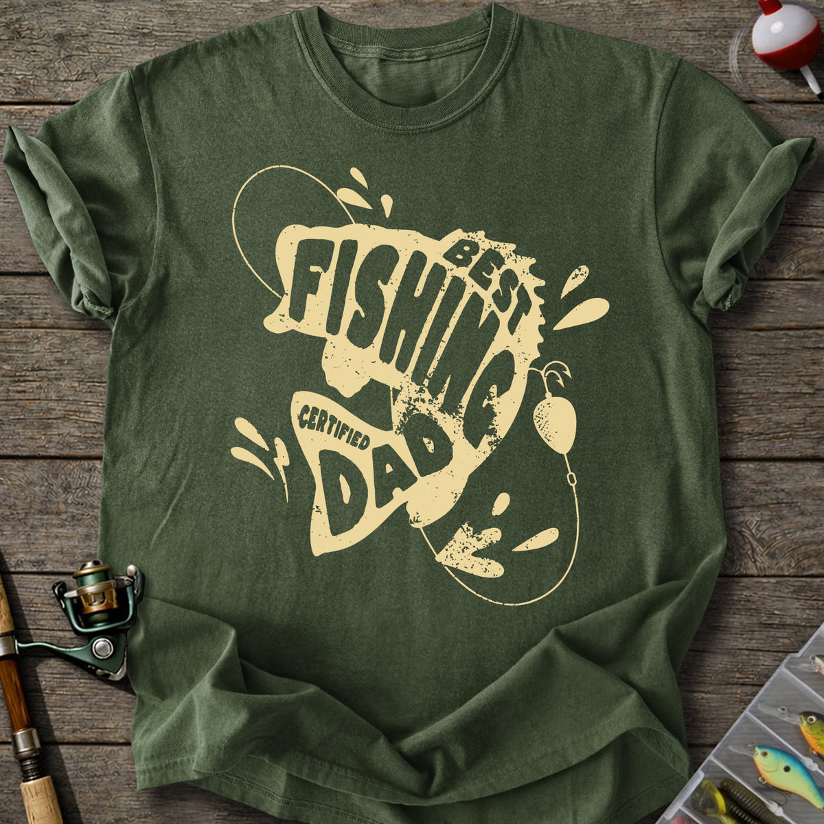 Certified Fishing Dad T-Shirt