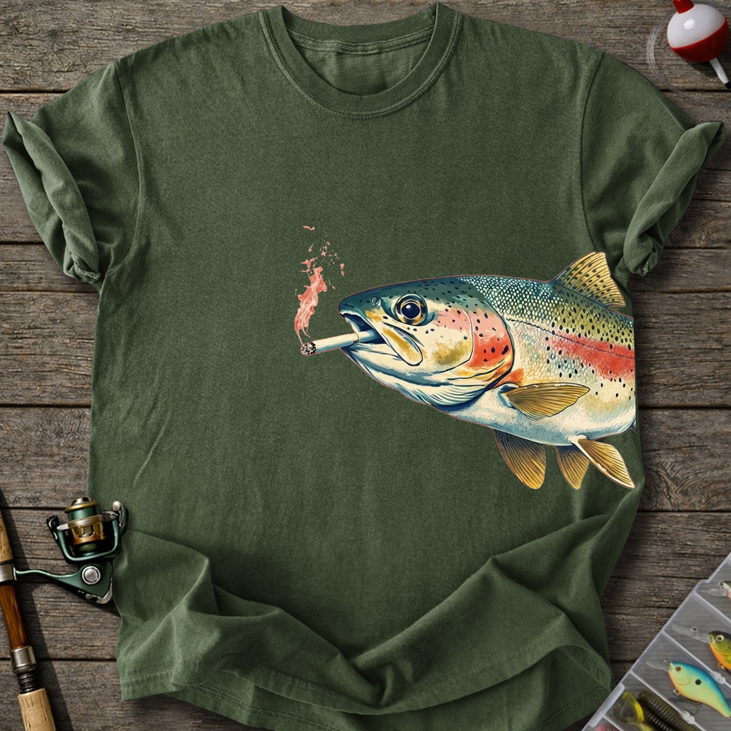 Smoking Trout T-shirt