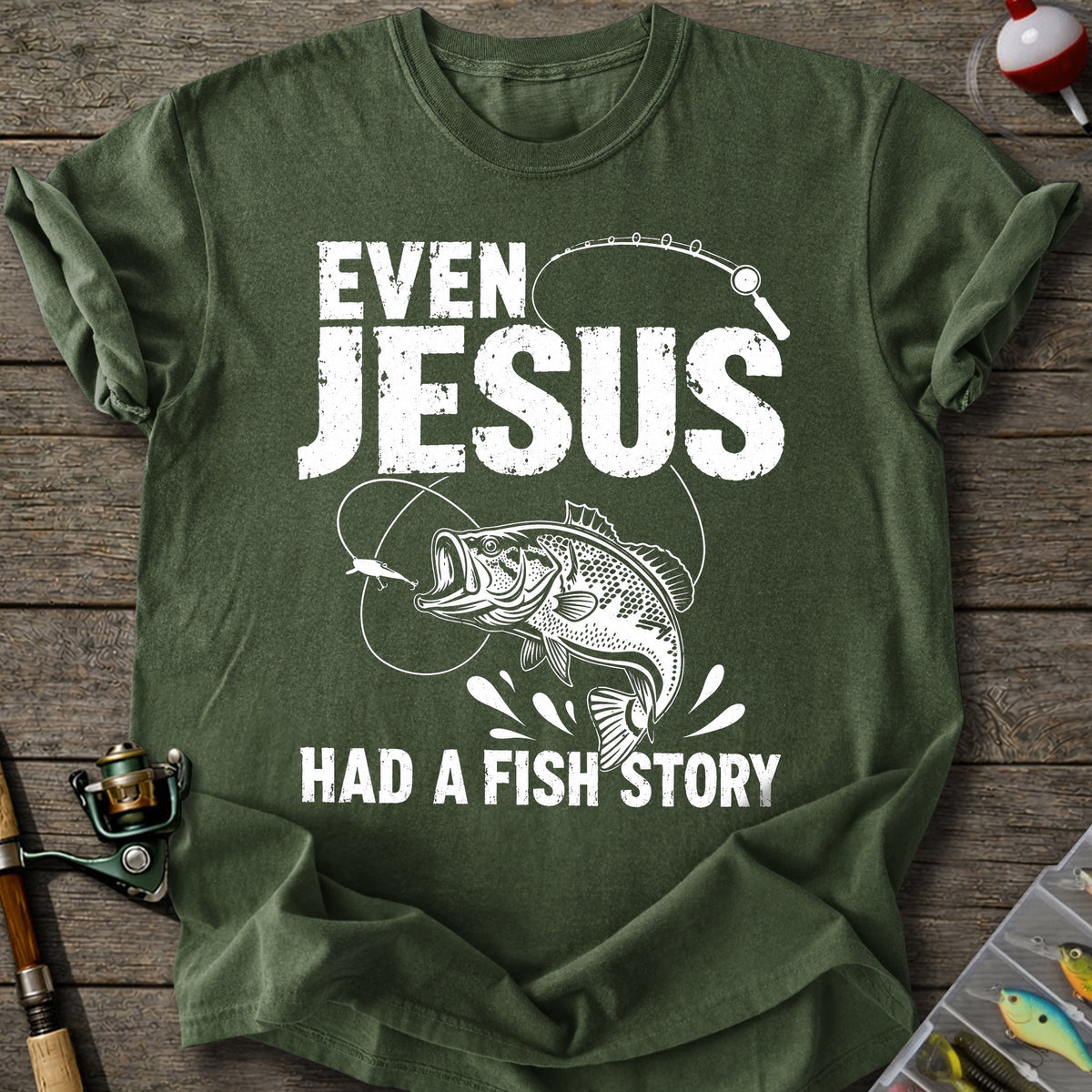 Jesus Fish Story T-shirt