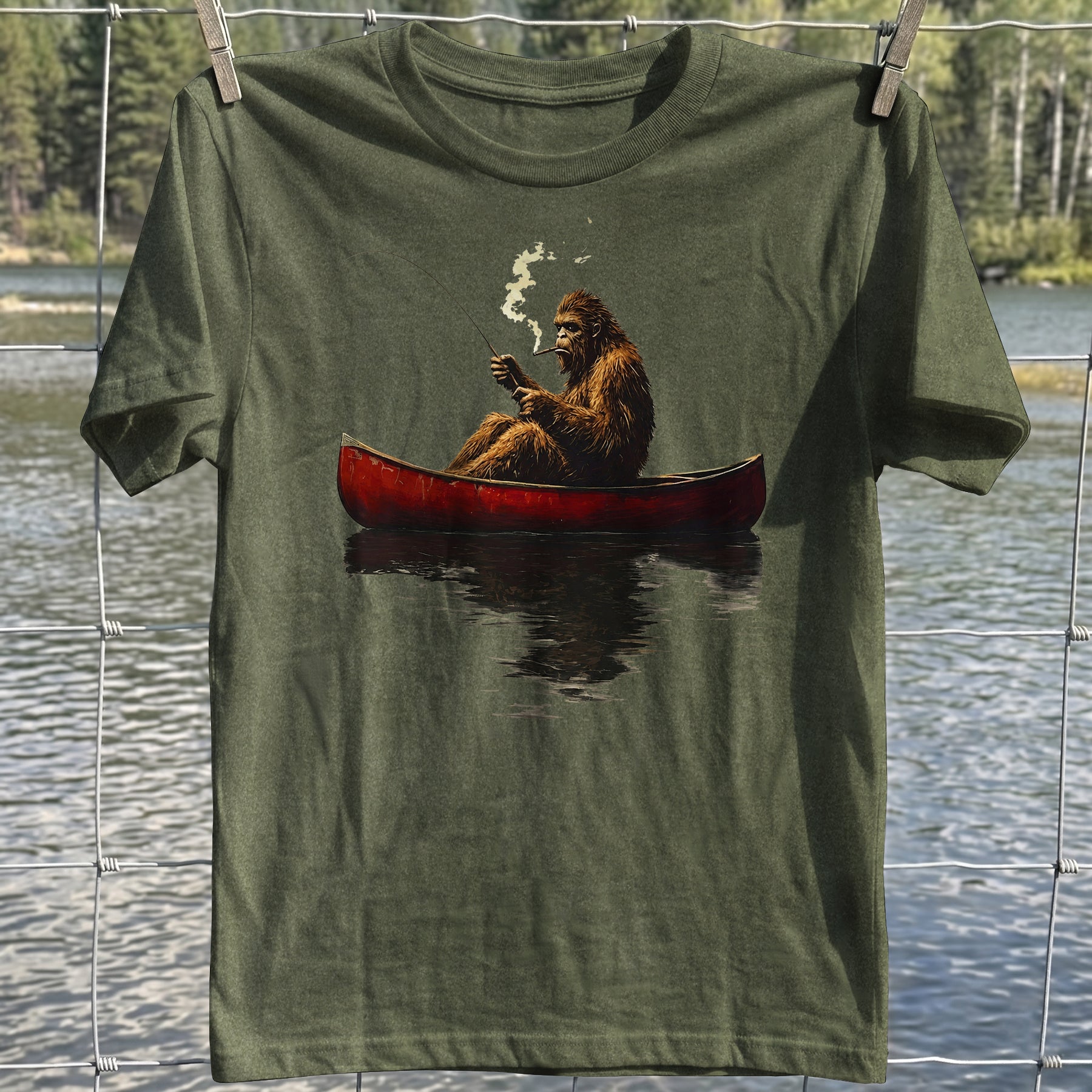 Sasquatch Canoe T-shirt