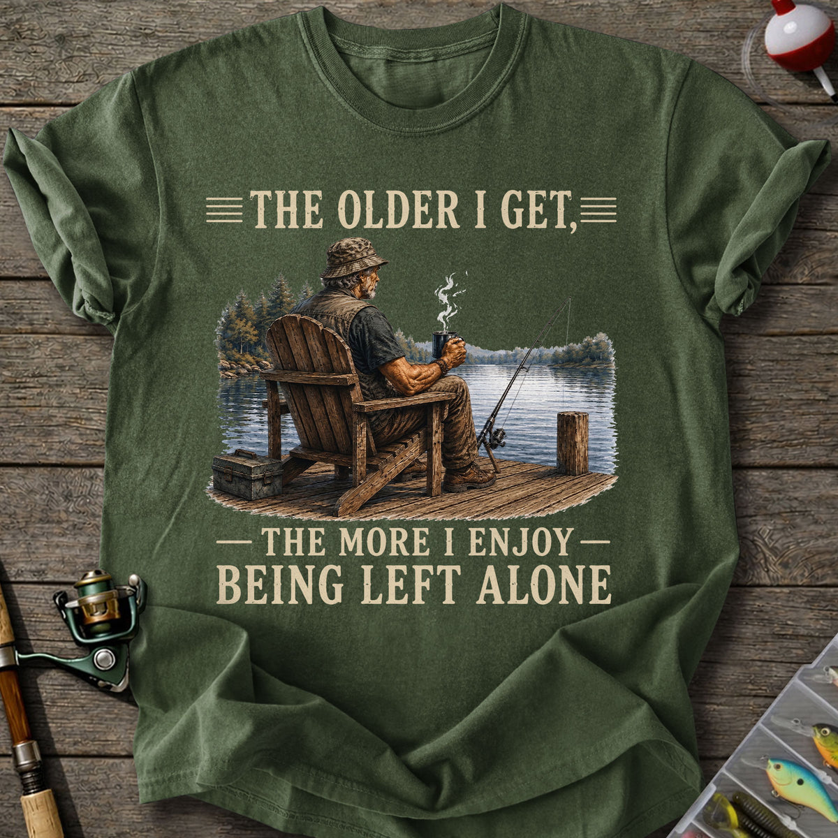 Left Alone Fishing T-Shirt