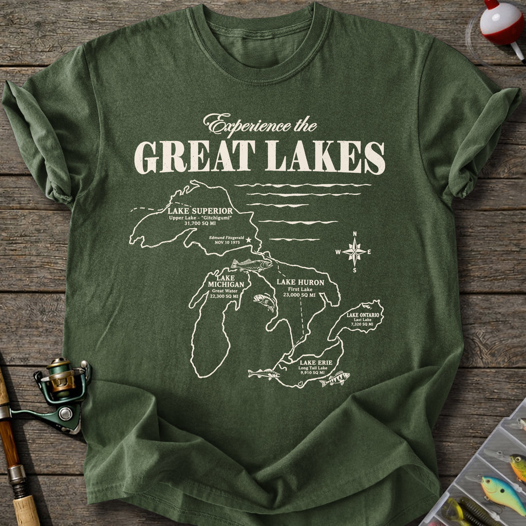 Great Lakes Fishing T-Shirt