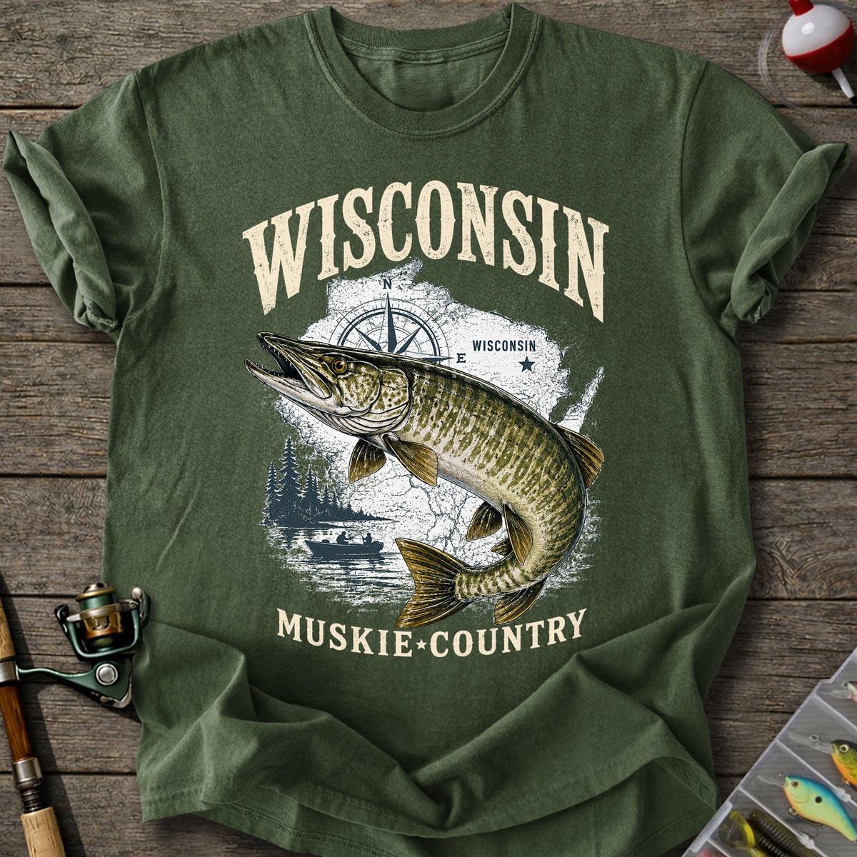 Wisconsin Muskie T-Shirt