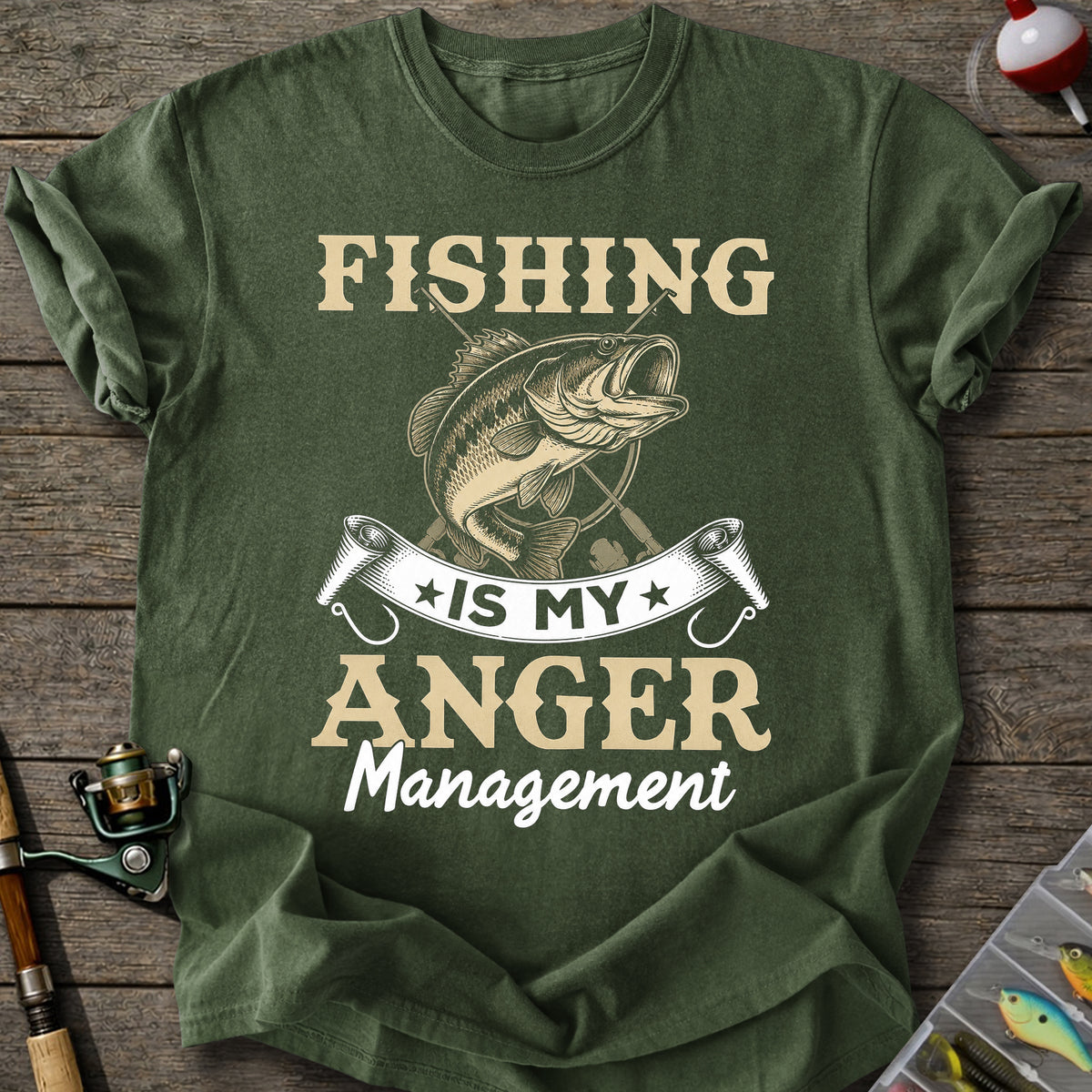 Fishing Anger Management T-Shirt