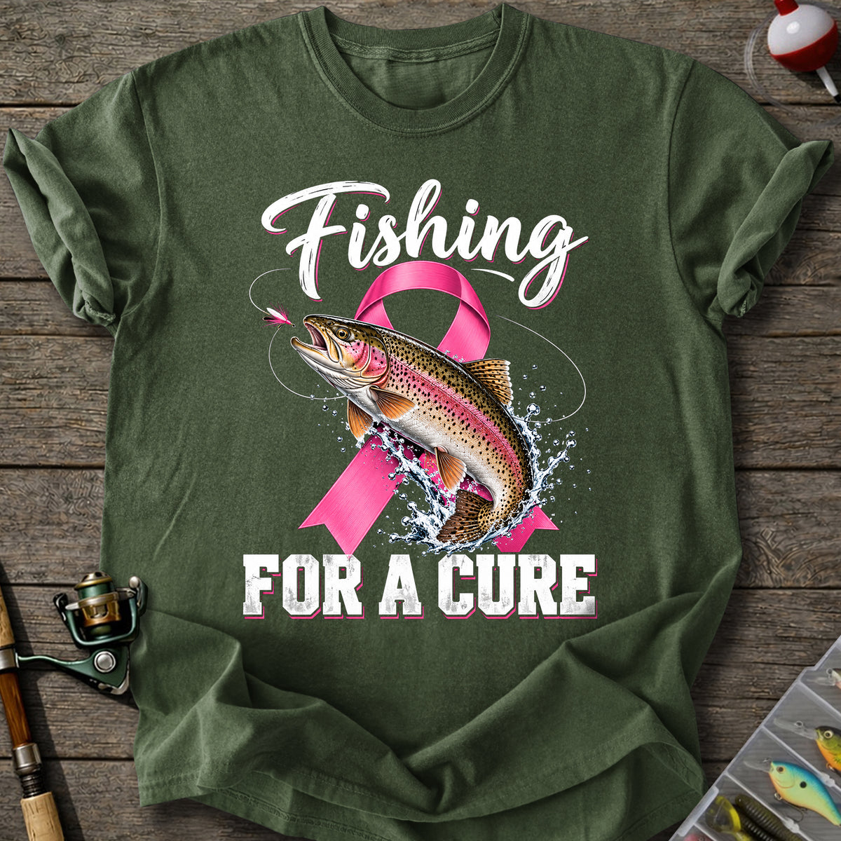 Fishing For A Cure T-Shirt