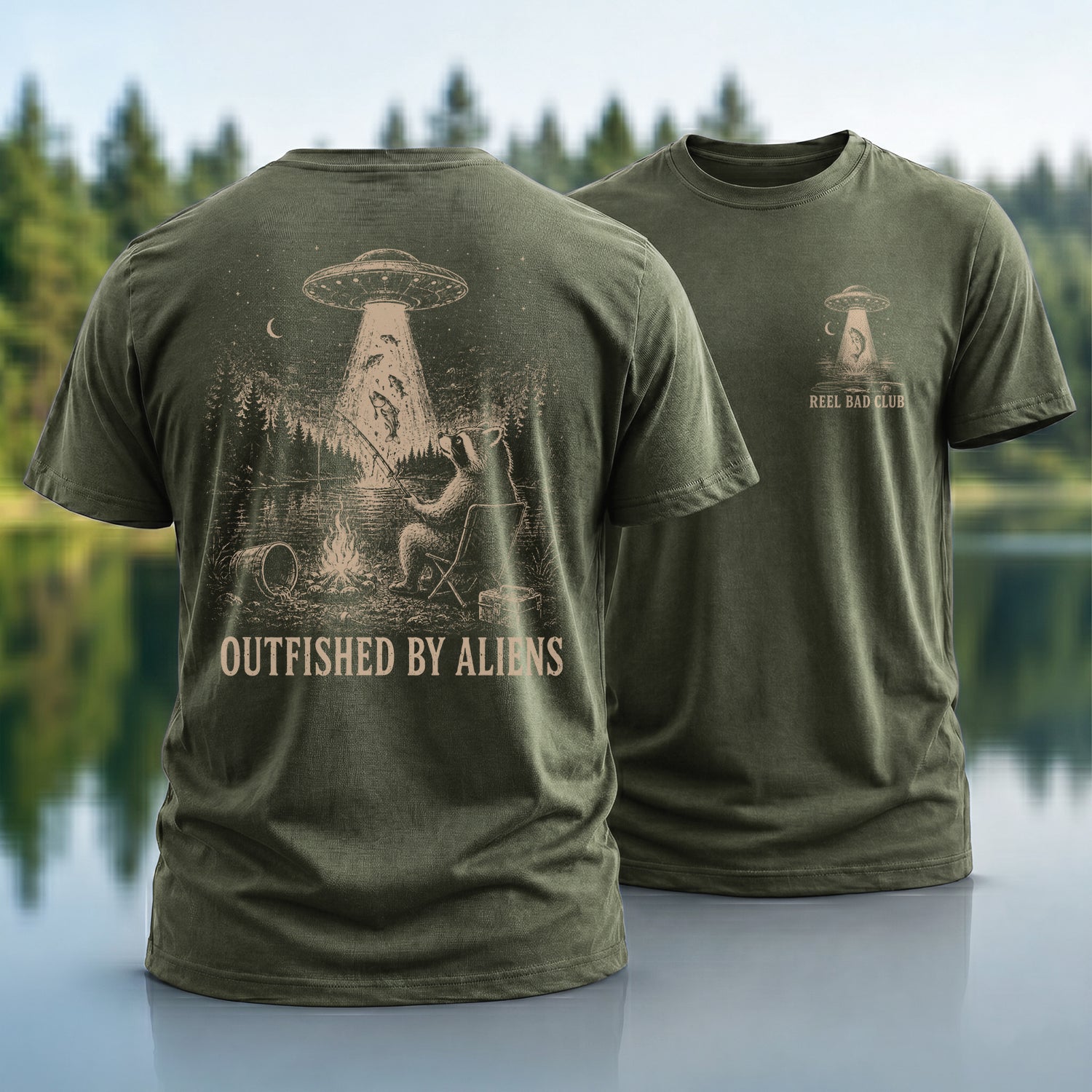 Outfished By Aliens T-shirt