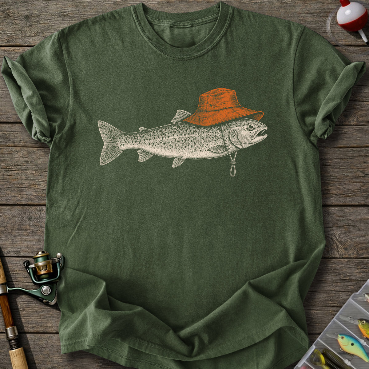 Hat On Trout T-Shirt