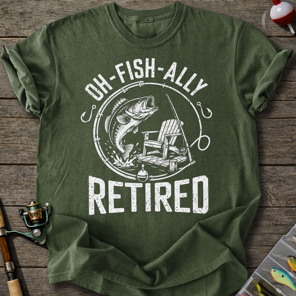 Officially Fish Retired T-Shirt